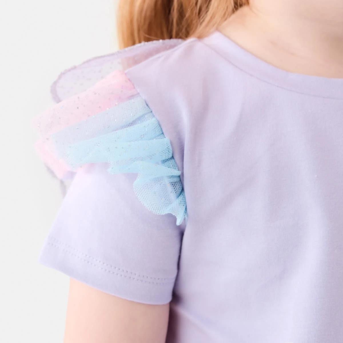 4 Frill Wing Tutu Dress PASTEL LILAC, 4 of 9