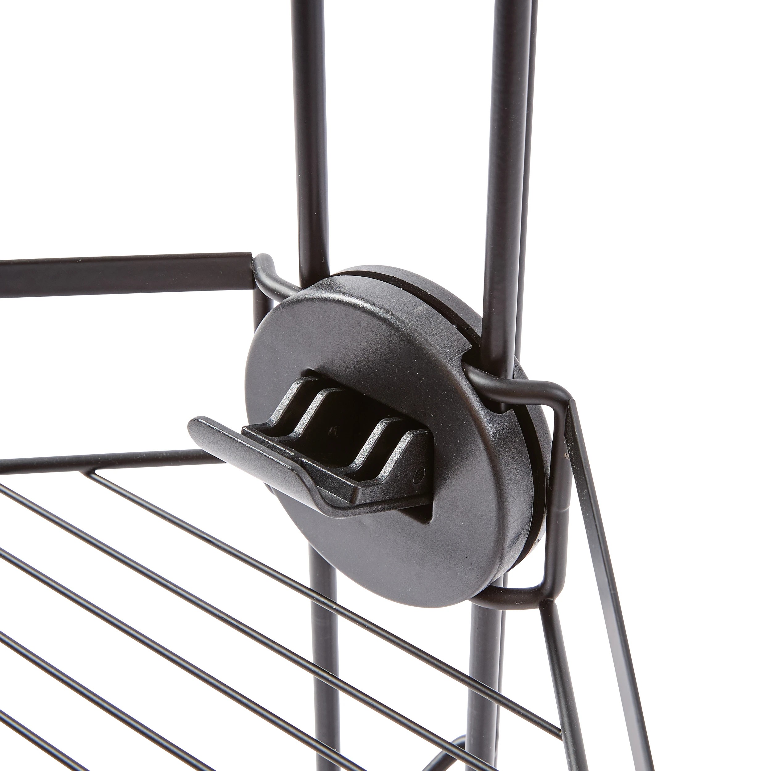 10 Adjustable Corner Shower Caddy - Black, 10 of 10