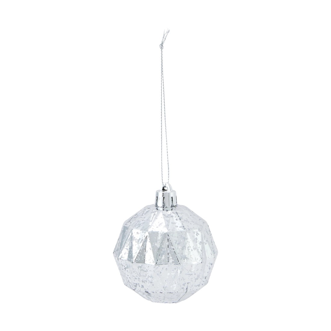 4 10 Pack 6cm Silver Baubles, 4 of 6