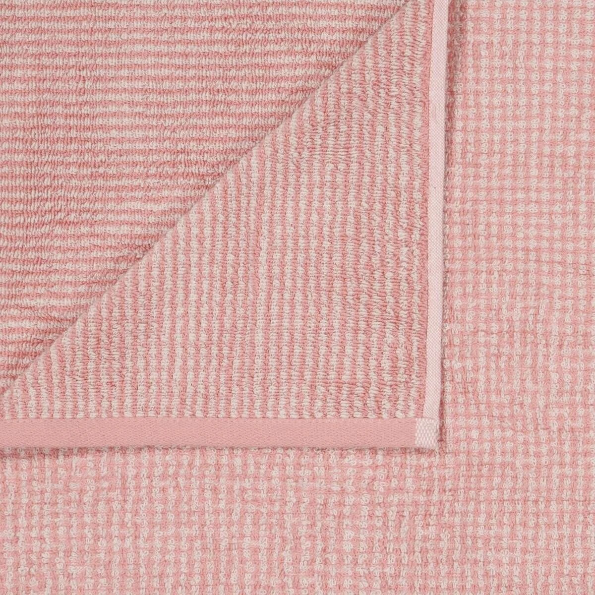 2 Mini Waffle Cotton Bath Towel - Rose Tan, 2 of 6
