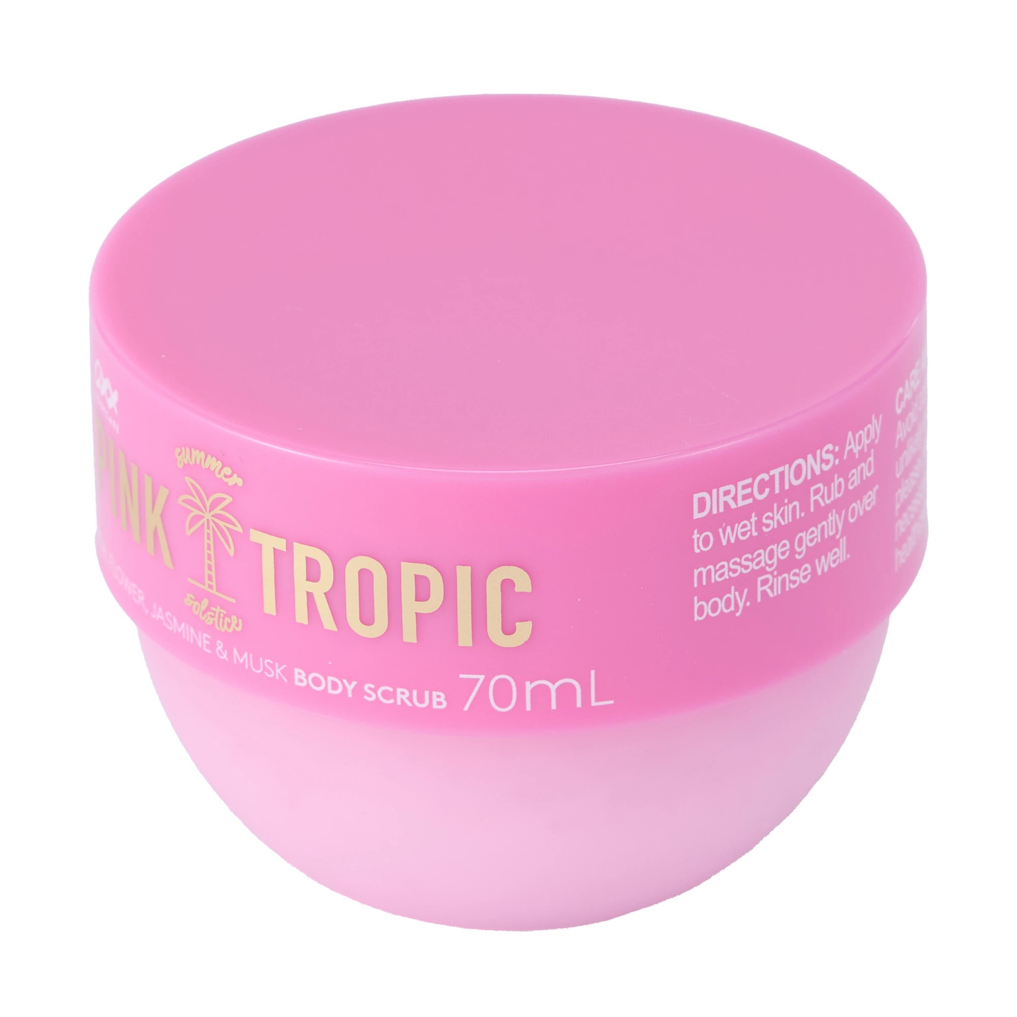2 OXX Bodycare Pink Tropic Summer Solstice Body Scrub 70ml - Tropical Flower, Jasmine and Musk, 2 of 6