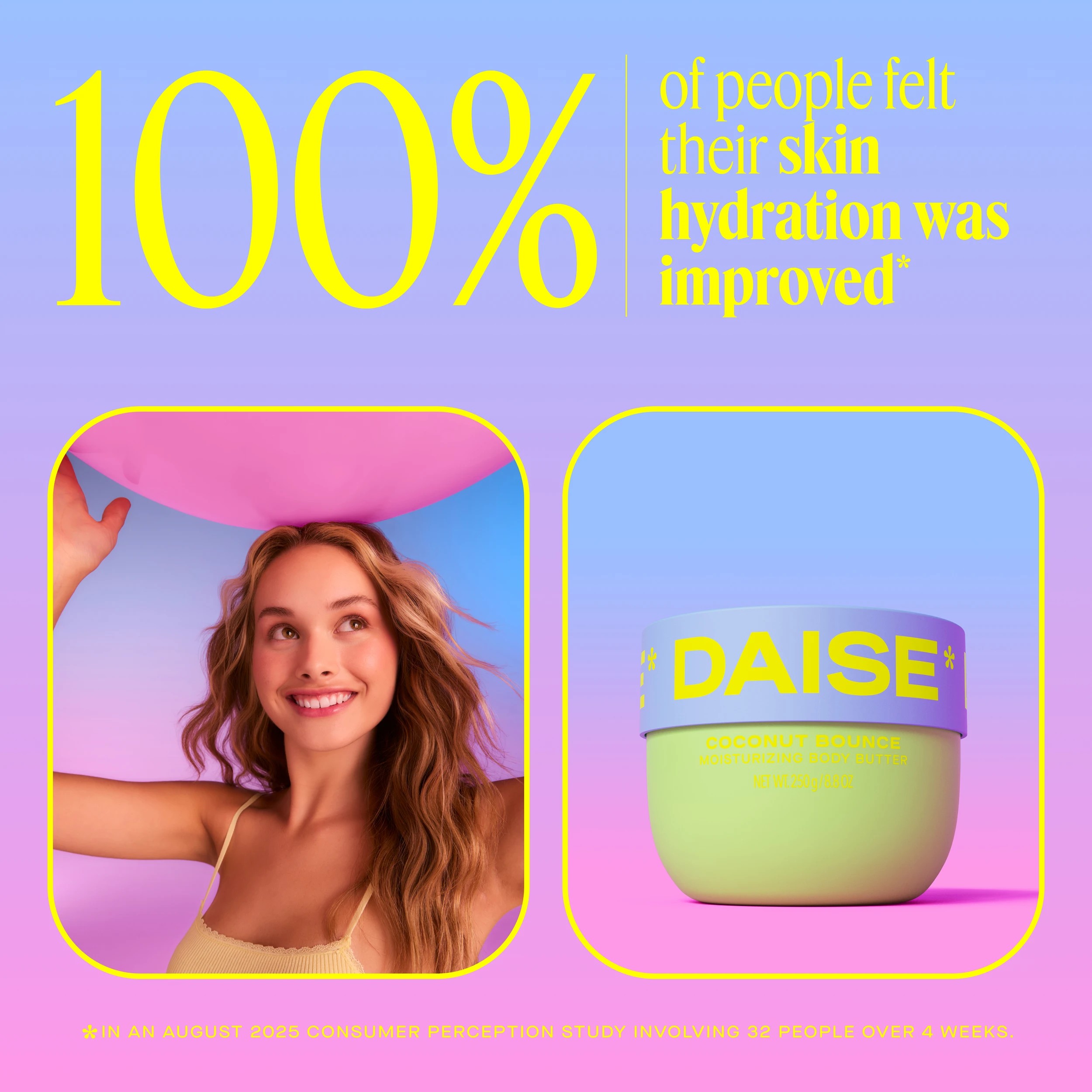 10 DAISE Moisturizing Body Butter 250g - Coconut Bounce, 10 of 10