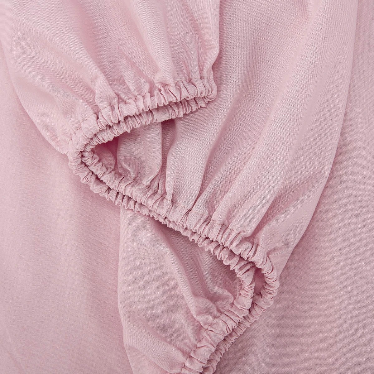 3 180 Thread Count Fitted Sheet - Single Bed, Pink, 3 of 4