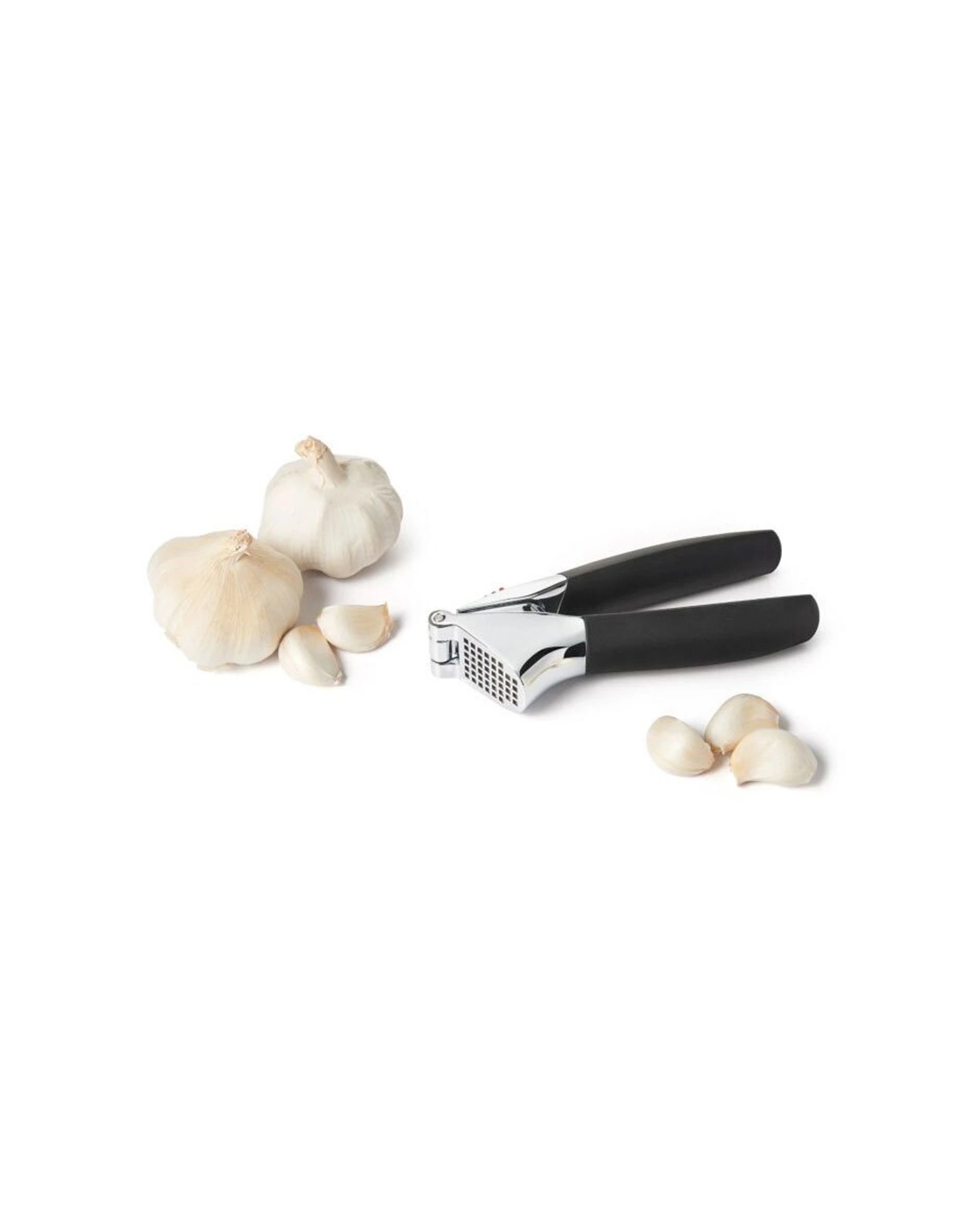 6 Oxo Good Grips Garlic Press Die-cast Zinc Built-in Cleaner Non-slip Grip - Black, 6 of 6