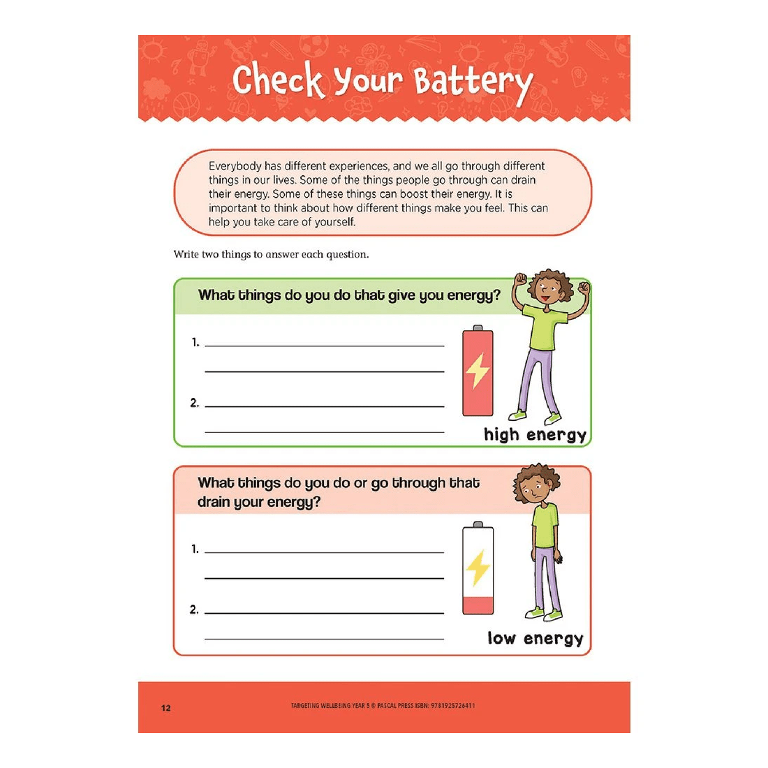 6 Targeting Wellbeing Year 5, 6 of 8