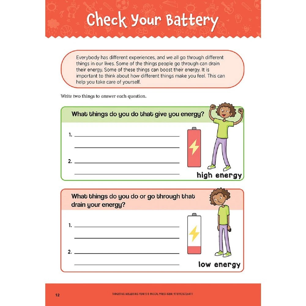 6 Targeting Wellbeing Year 5, 6 of 8