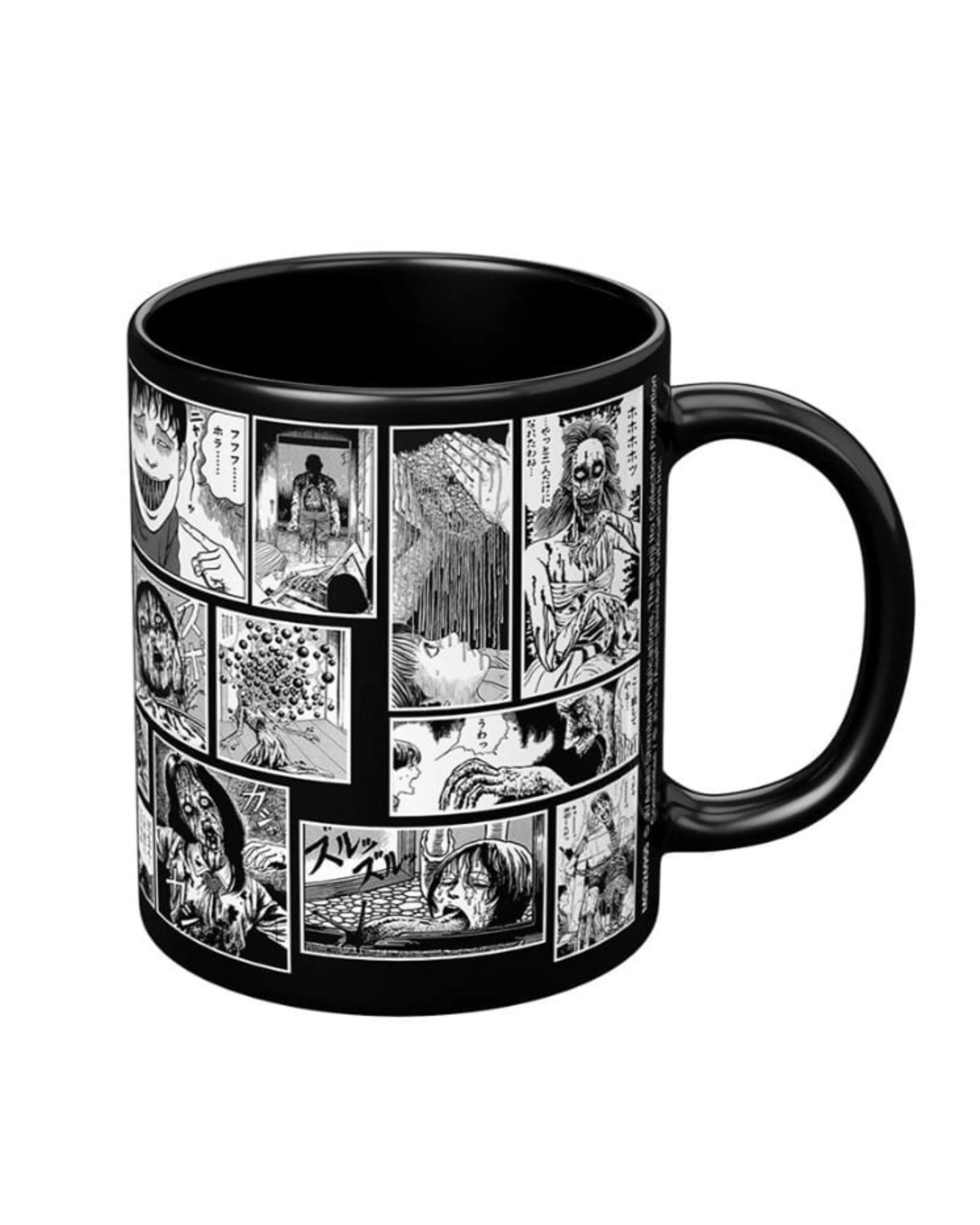1 Junji Ito Nightmares in Black and White Coloured Inner Mug - Multi, 1 of 4