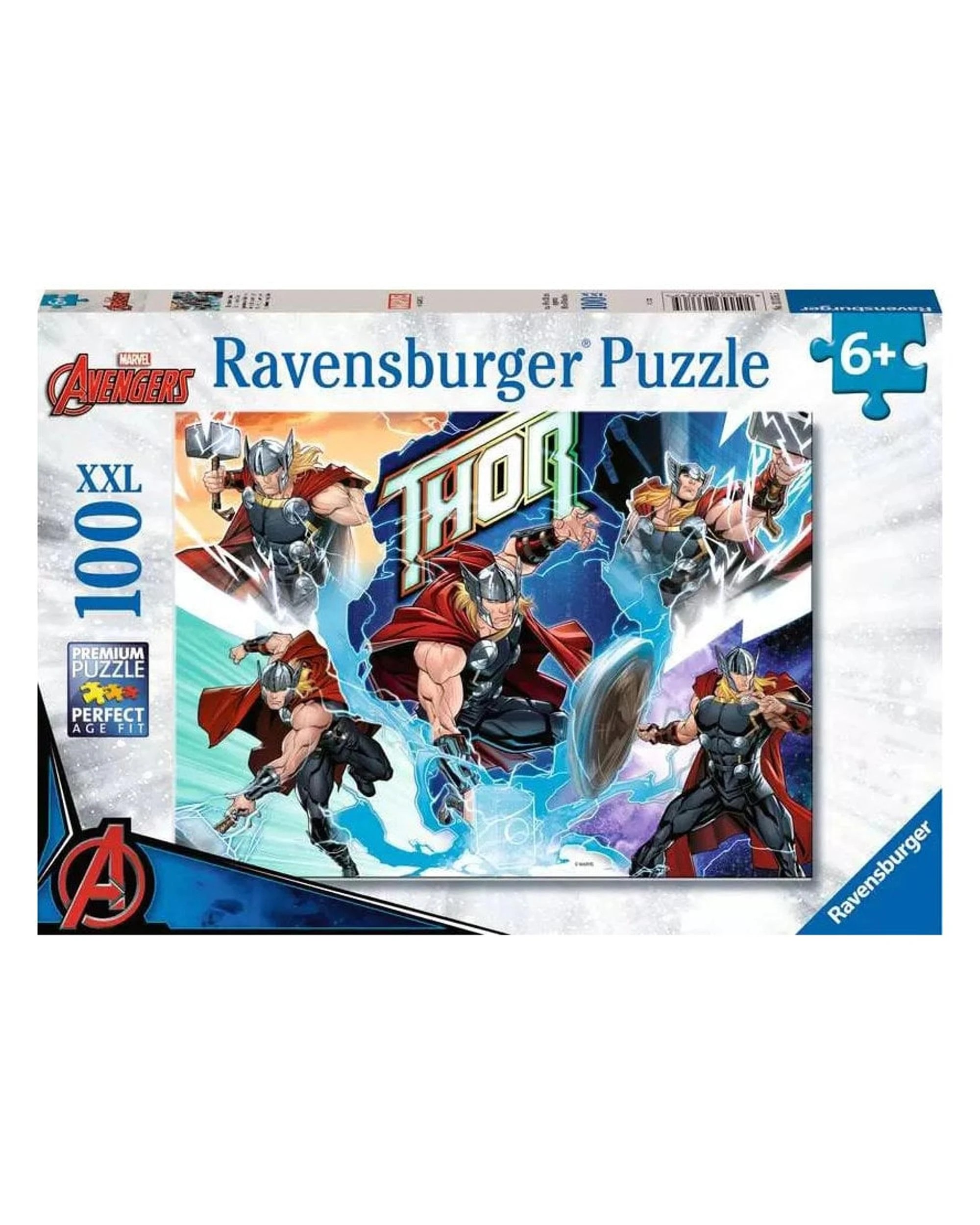 Ravensburger Marvel Hero-Exact Hero 1 Thor 100 Piece XXL Puzzle - Kmart