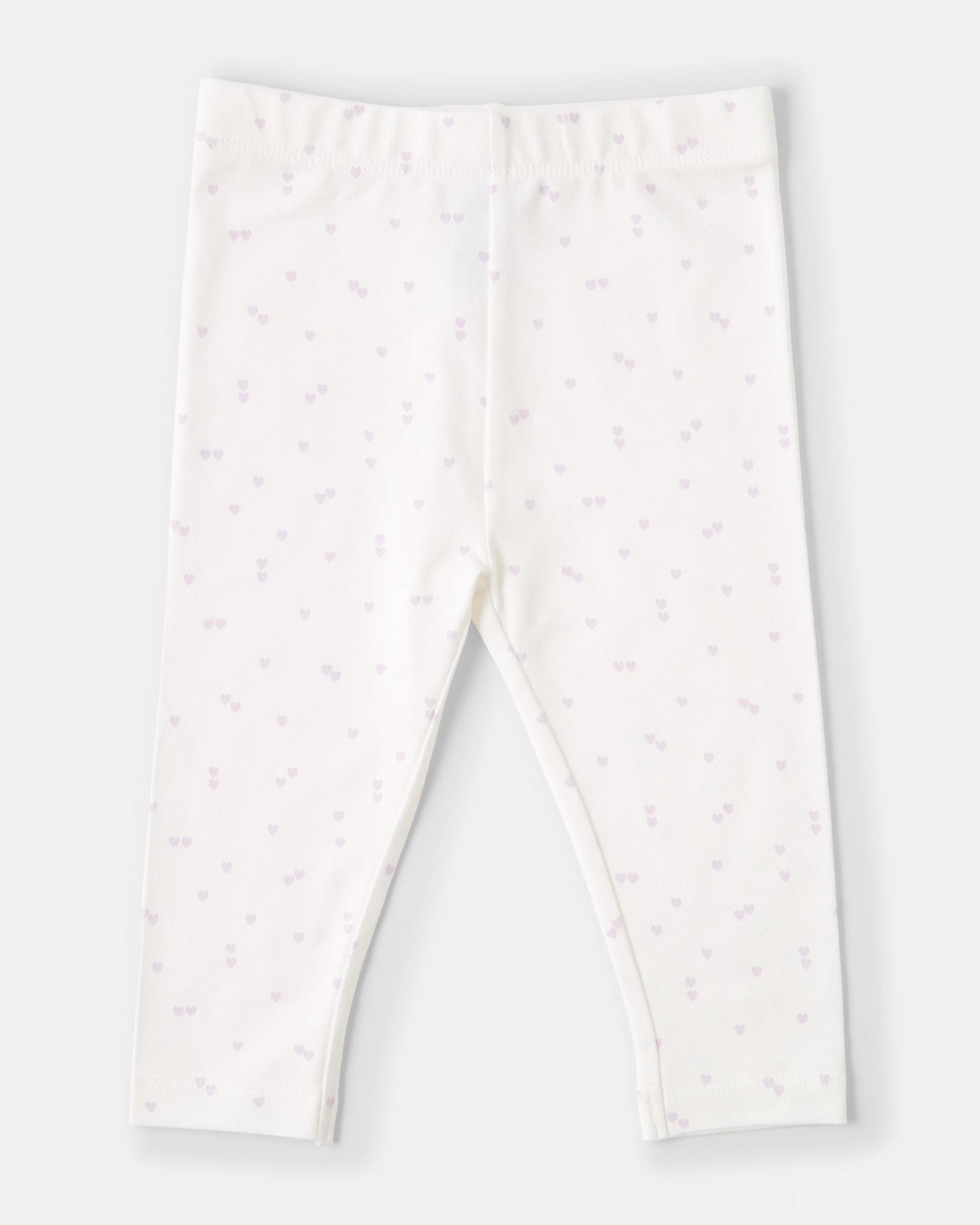 3 3 Pack Cotton Leggings Purp Heart, 3 of 8