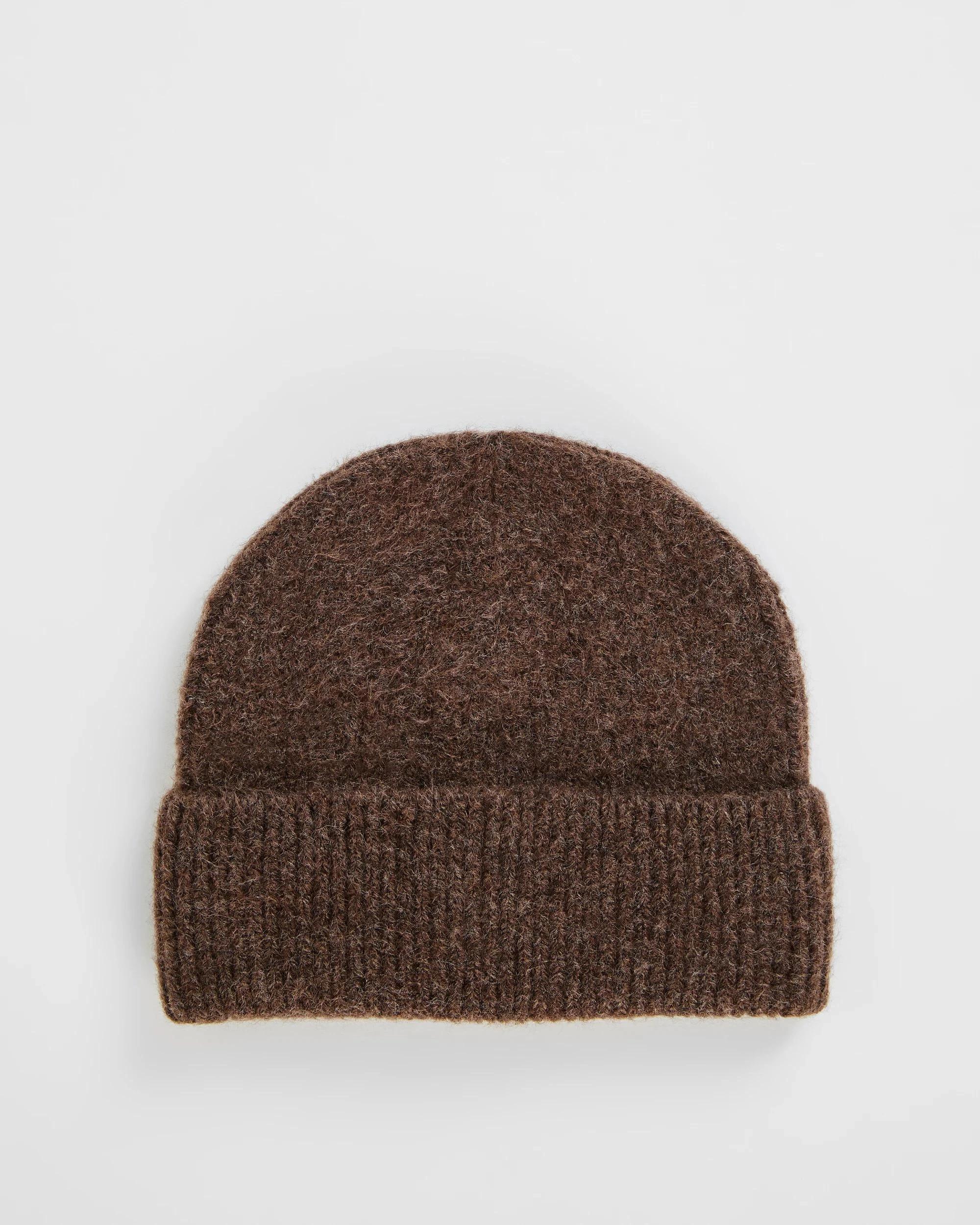 1 Target Woman Essential Knit Beanie CHOCOLATE MARLE, 1 of 2