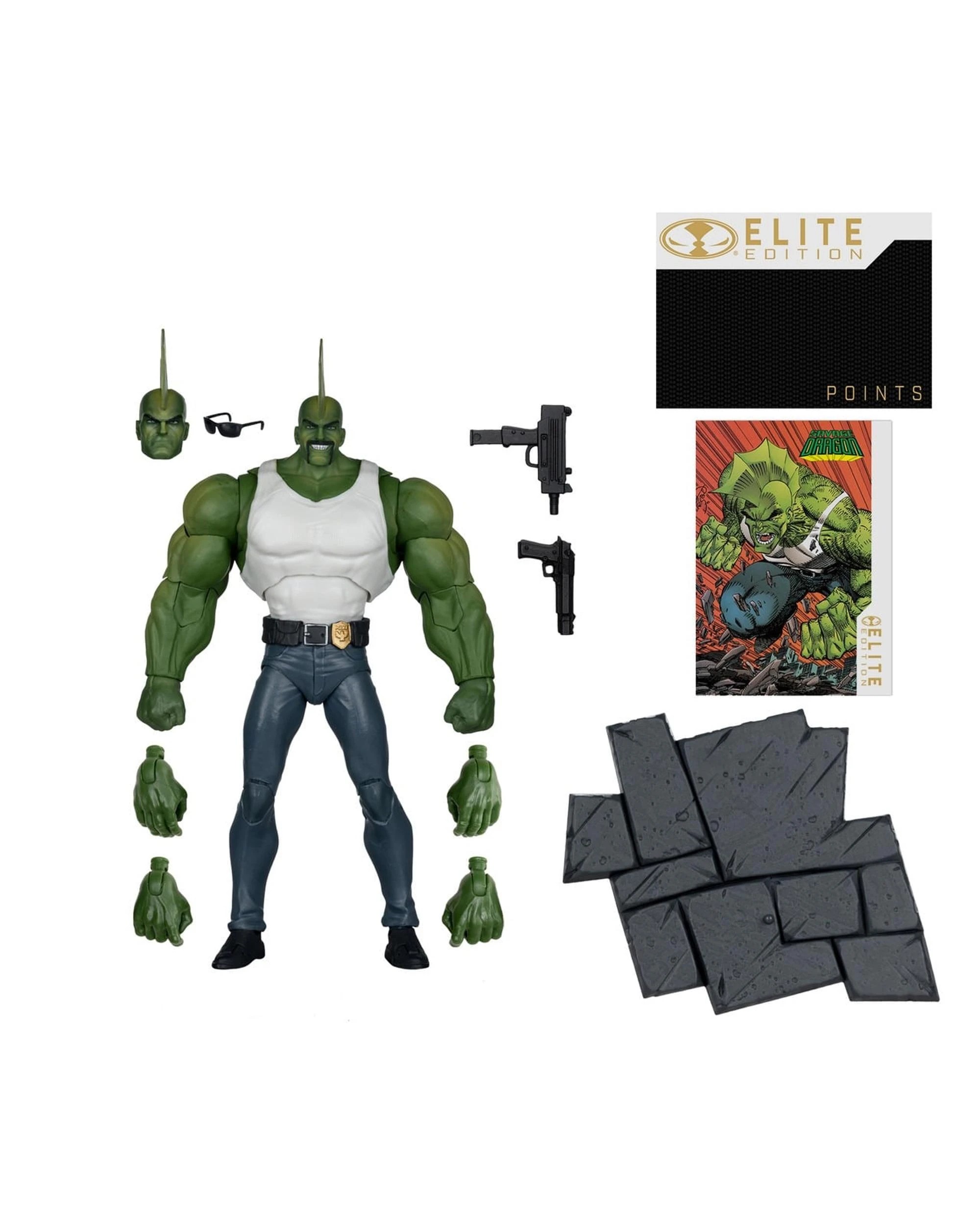 7 McFarlane Elite Edition Image Comics Founders Series Savage Dragon Larsen 7 inch Figure, 7 of 9