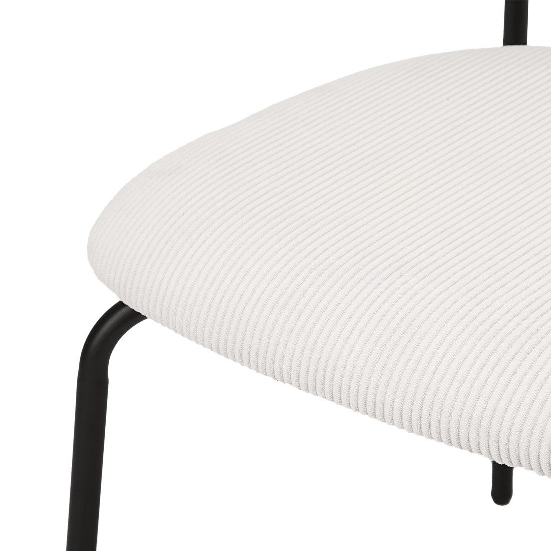 6 Oikiture 2PCS Dining Chairs Kitchen Chair Padded Lounge Seat Corduroy - Beige, 6 of 9