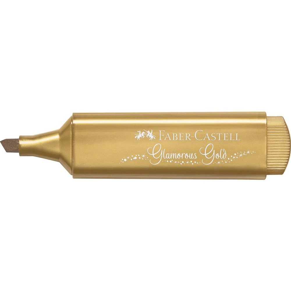3 Faber-Castell Textliner Highlighter Metallic Glamorous Gold, 3 of 10