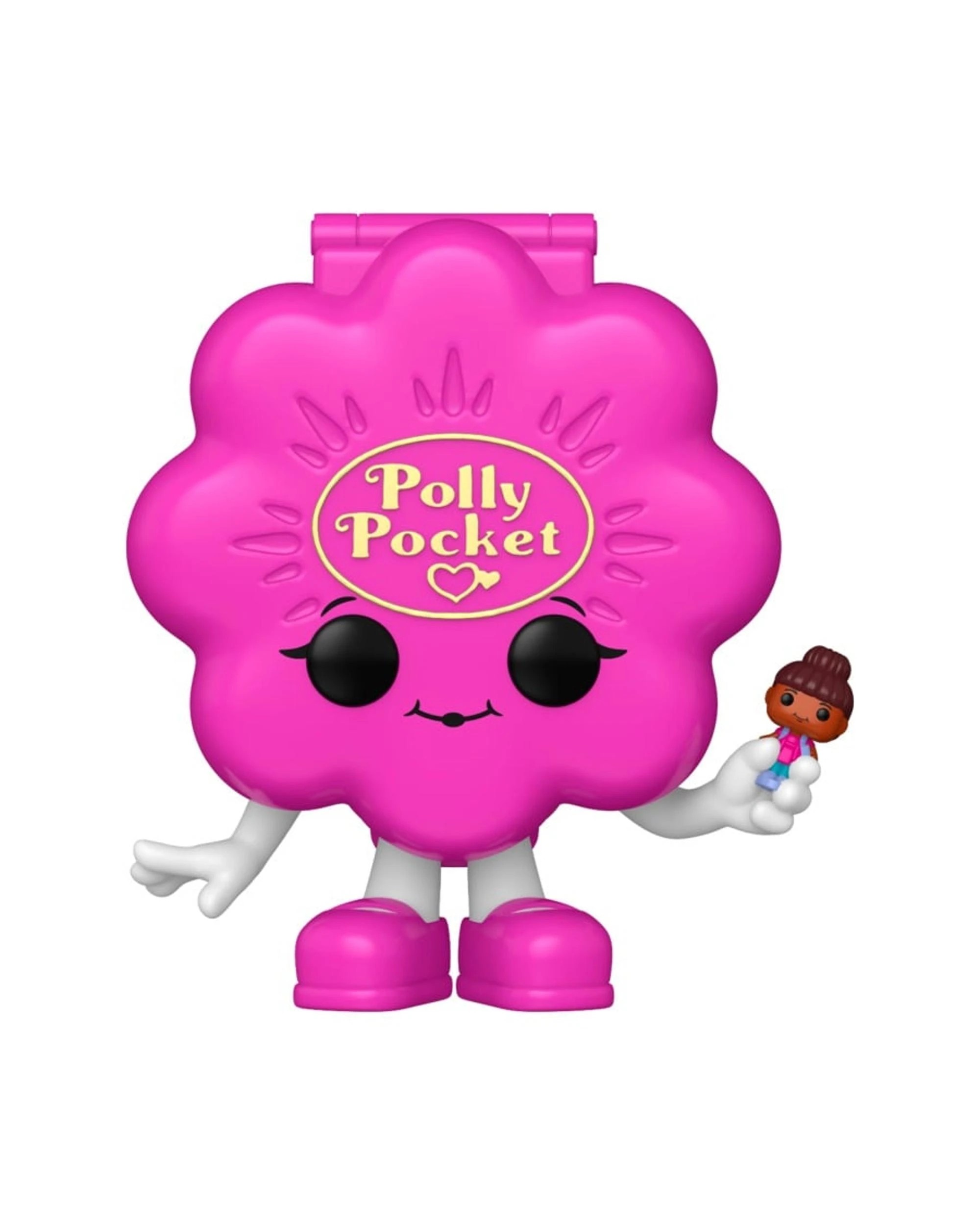 2 Retro Toys Mattel 80th Anniversary Polly Pocket Flower Shell Pink Funko POP! Vinyl, 2 of 3