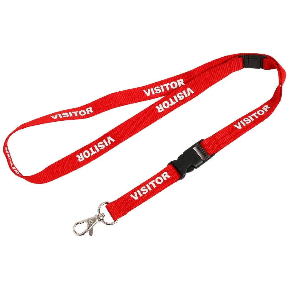 1 Rexel Pre-Printed Visitor Lanyards 5 Pack, 1 of 1