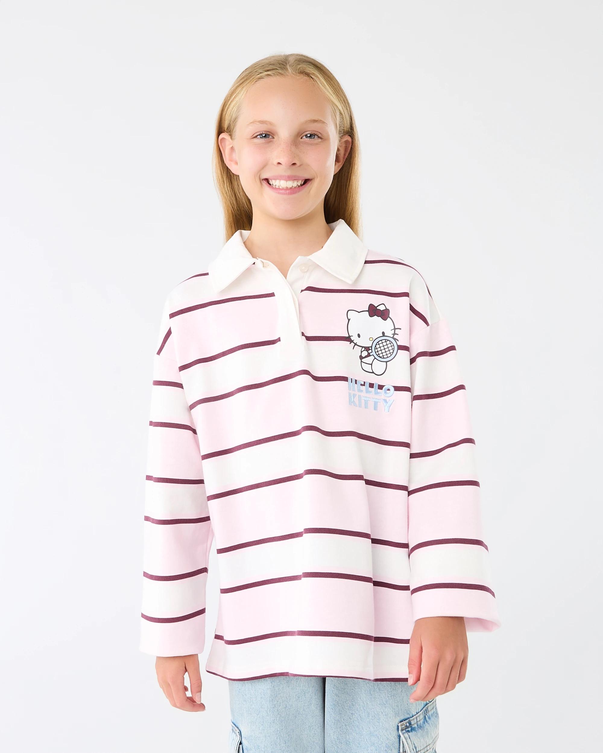 1 Hello Kitty License Rugby Sweatshirt Hellokitty, 1 of 7