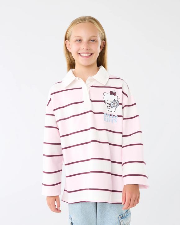 Hello Kitty License Rugby Sweatshirt