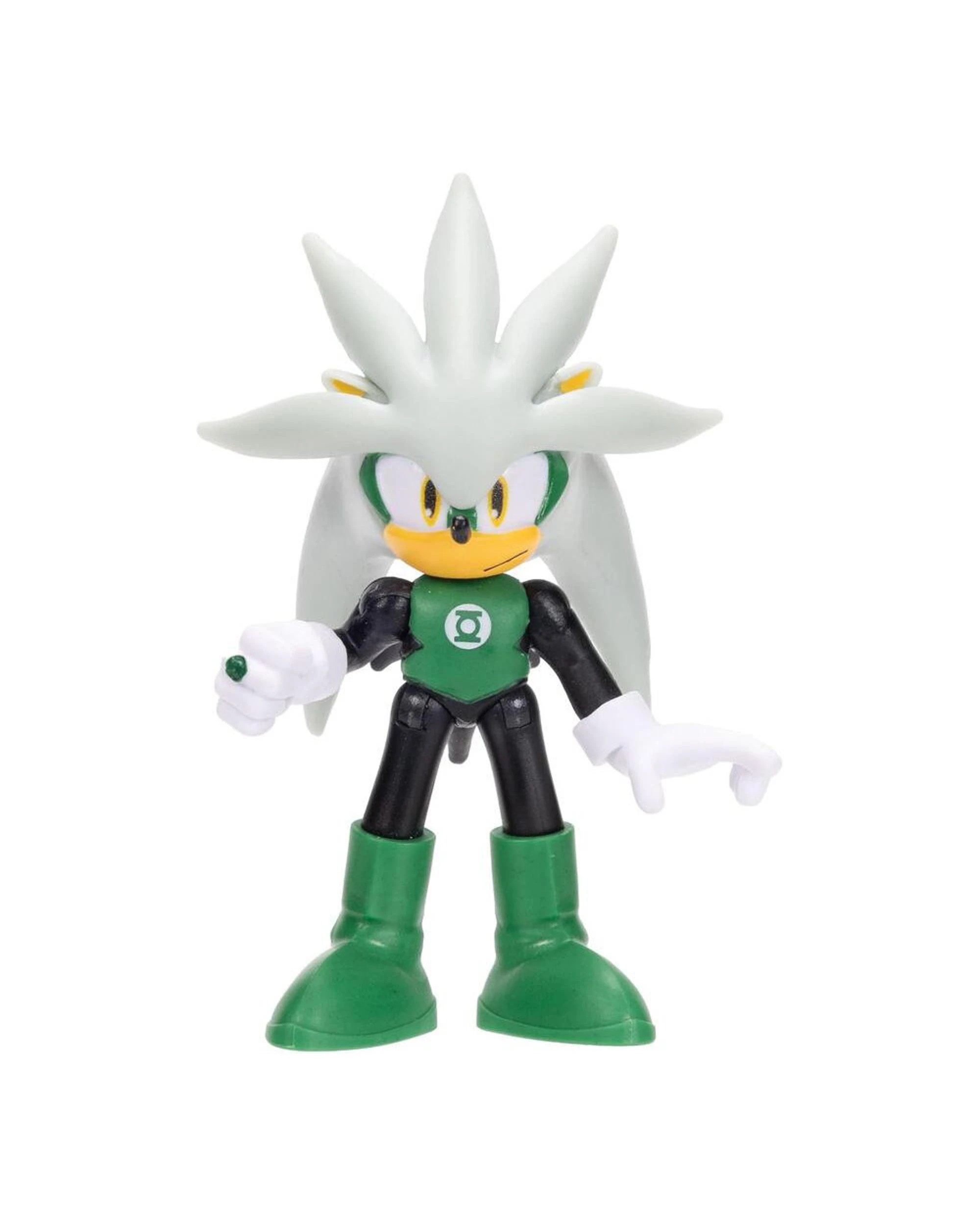 2 Sonic the Hedgehog X DC Silver as Green Lantern 2.5 inch Action Figure, 2 of 3