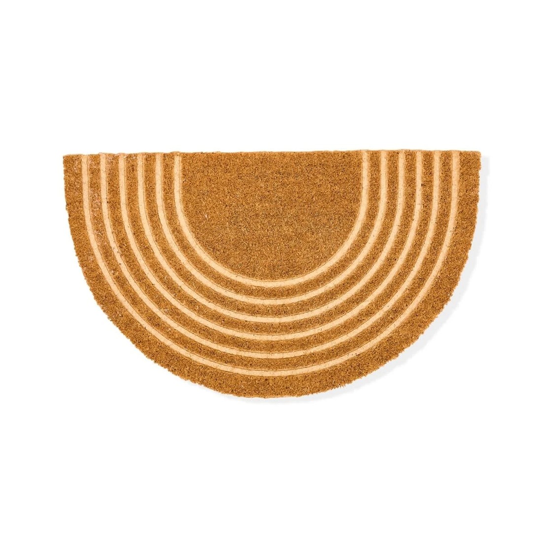 5 Embossed Semi Circle Door Mat - 75cm x 45cm, 5 of 5