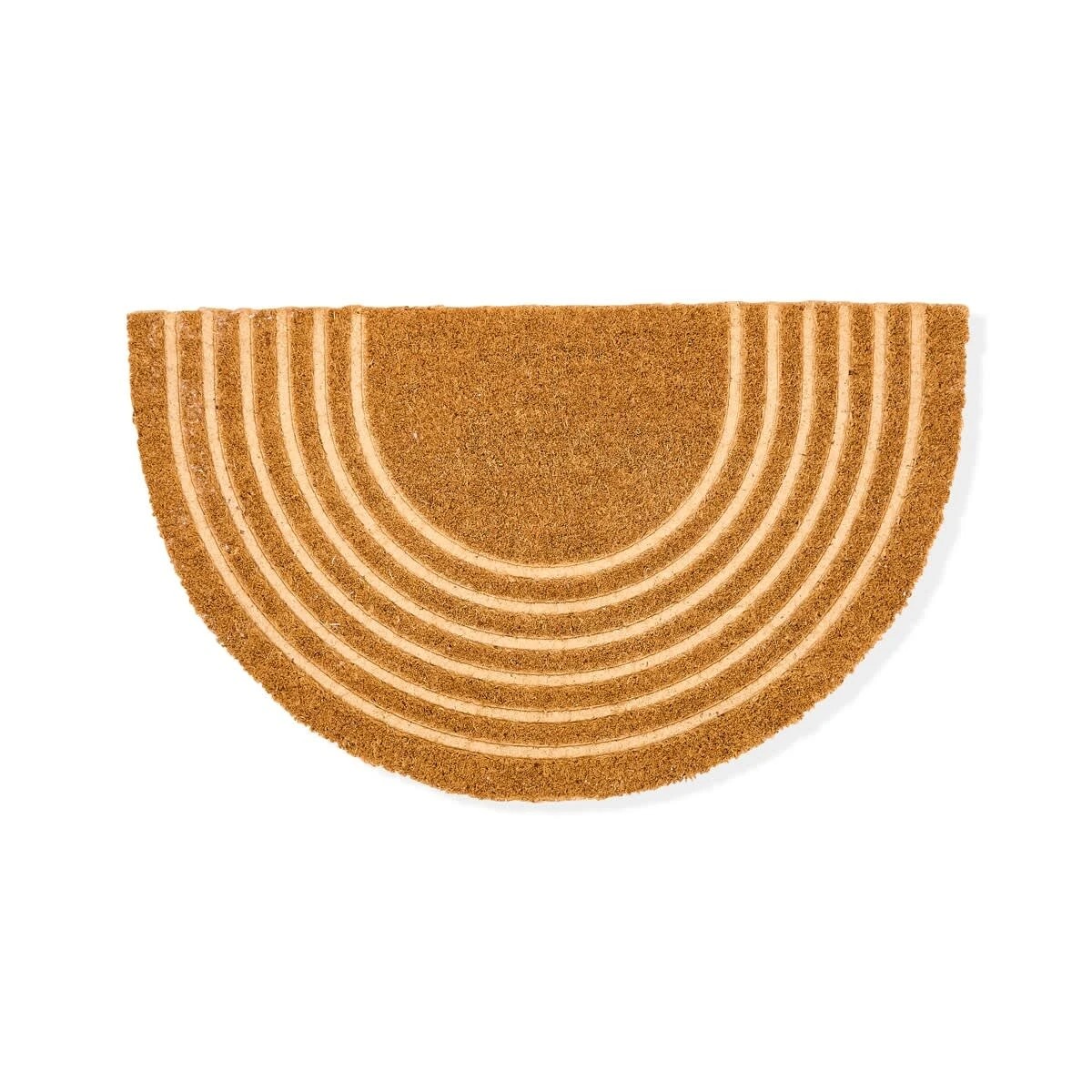 5 Embossed Semi Circle Door Mat - 75cm x 45cm, 5 of 5