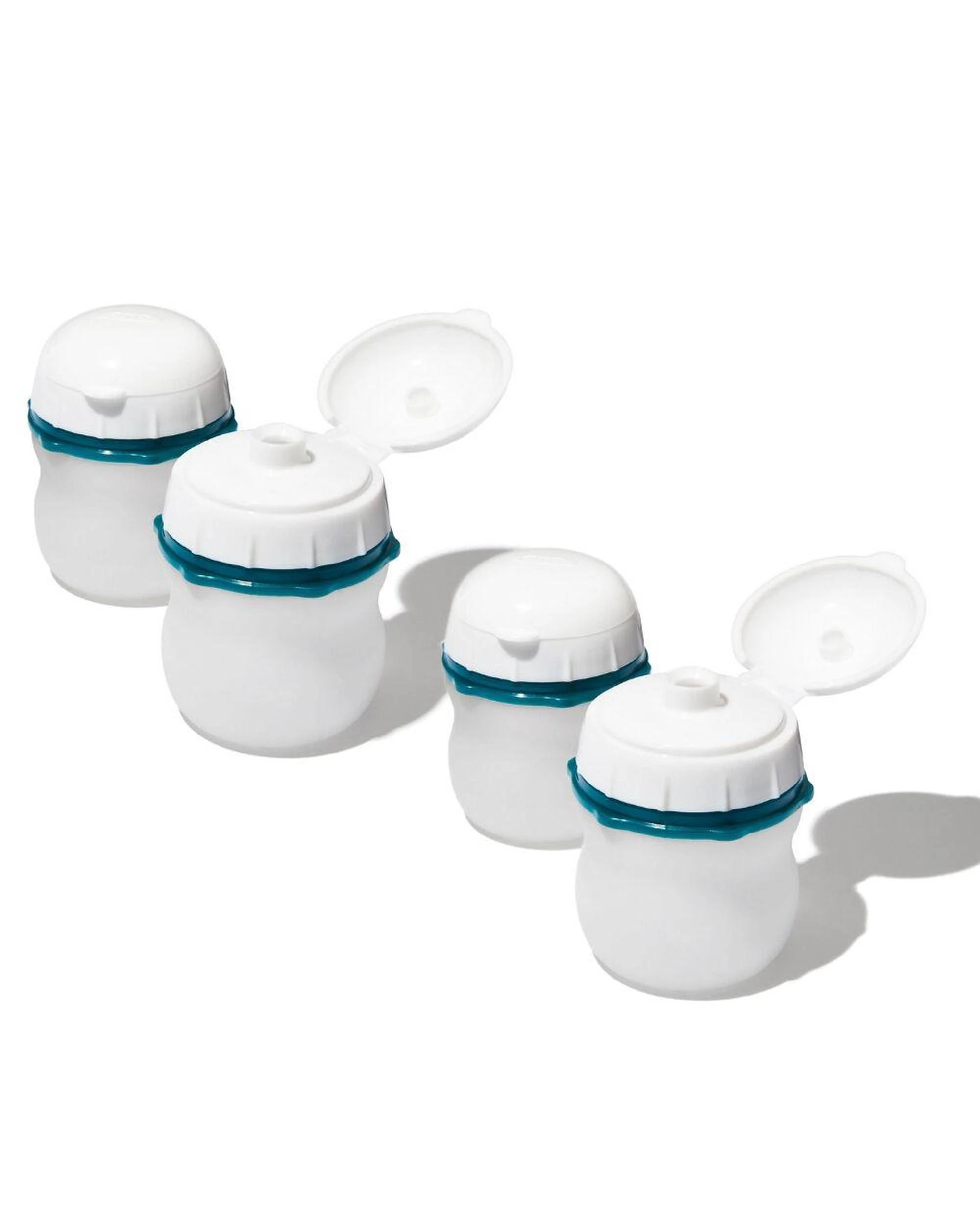 1 OXO Good Grips Prep & Go Silicone Squeeze Bottles 4 Piece - White, 1 of 1