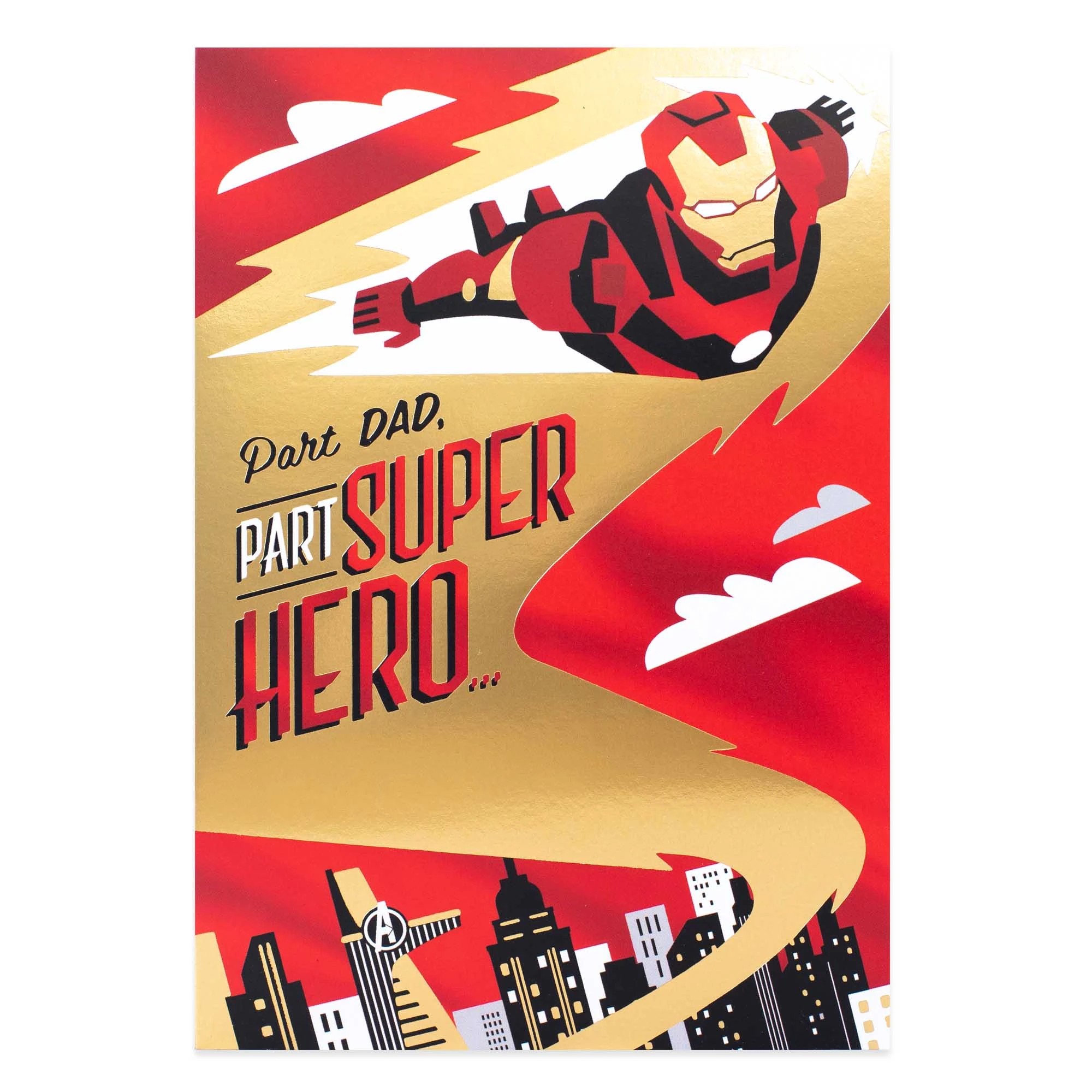 3 Connections from Hallmark Birthday Card - Part Dad, Part Super Hero, 3 of 4