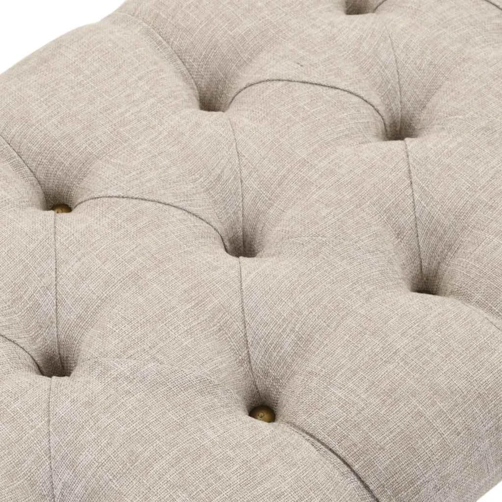 6 vidaXL Storage Bench Wood - Beige, 6 of 7