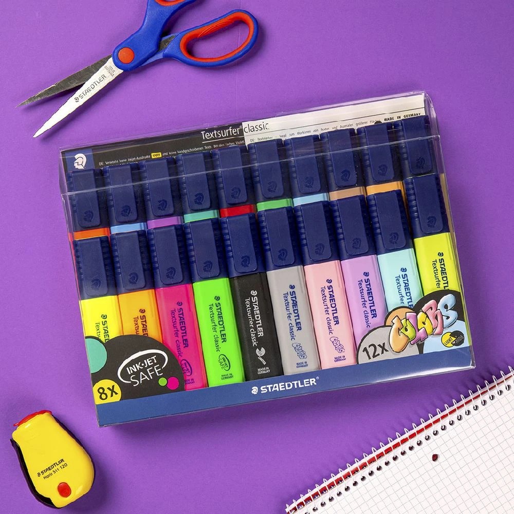 2 Staedtler Textsurfer Highlighters Assorted 20 Pack, 2 of 3