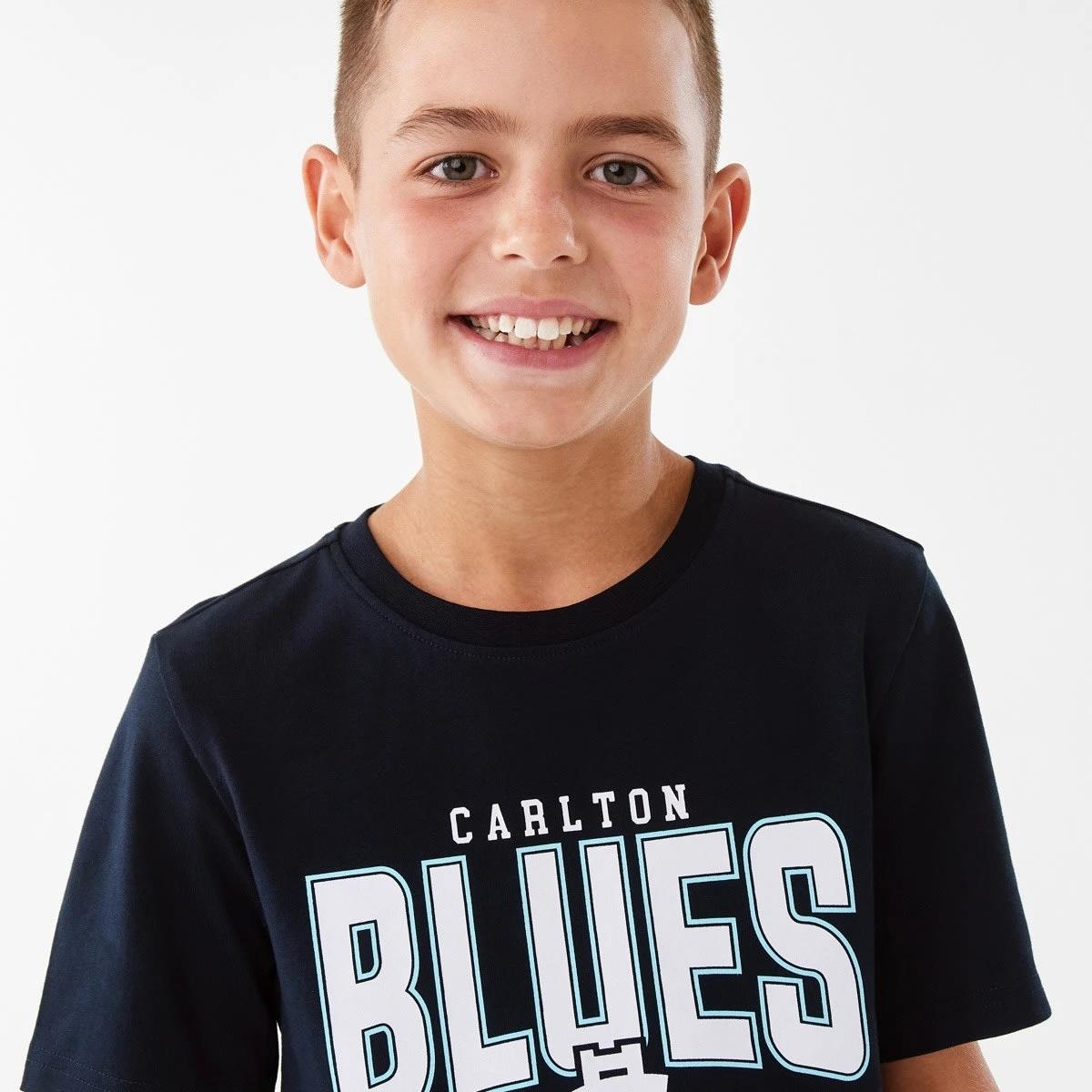 3 Official AFL Kids T-shirt Carlton, 3 of 9