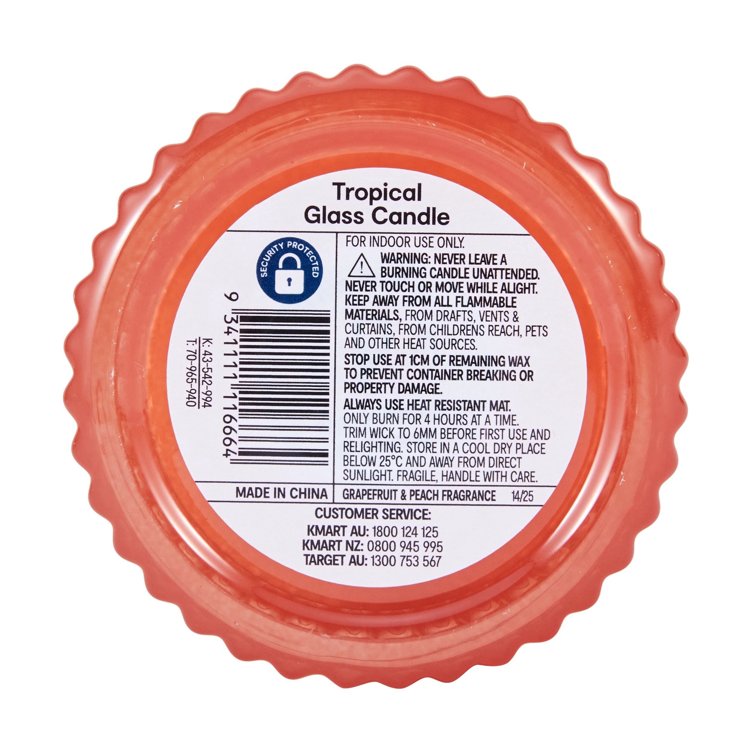 5 Tropical Glass Candle, 5 of 5