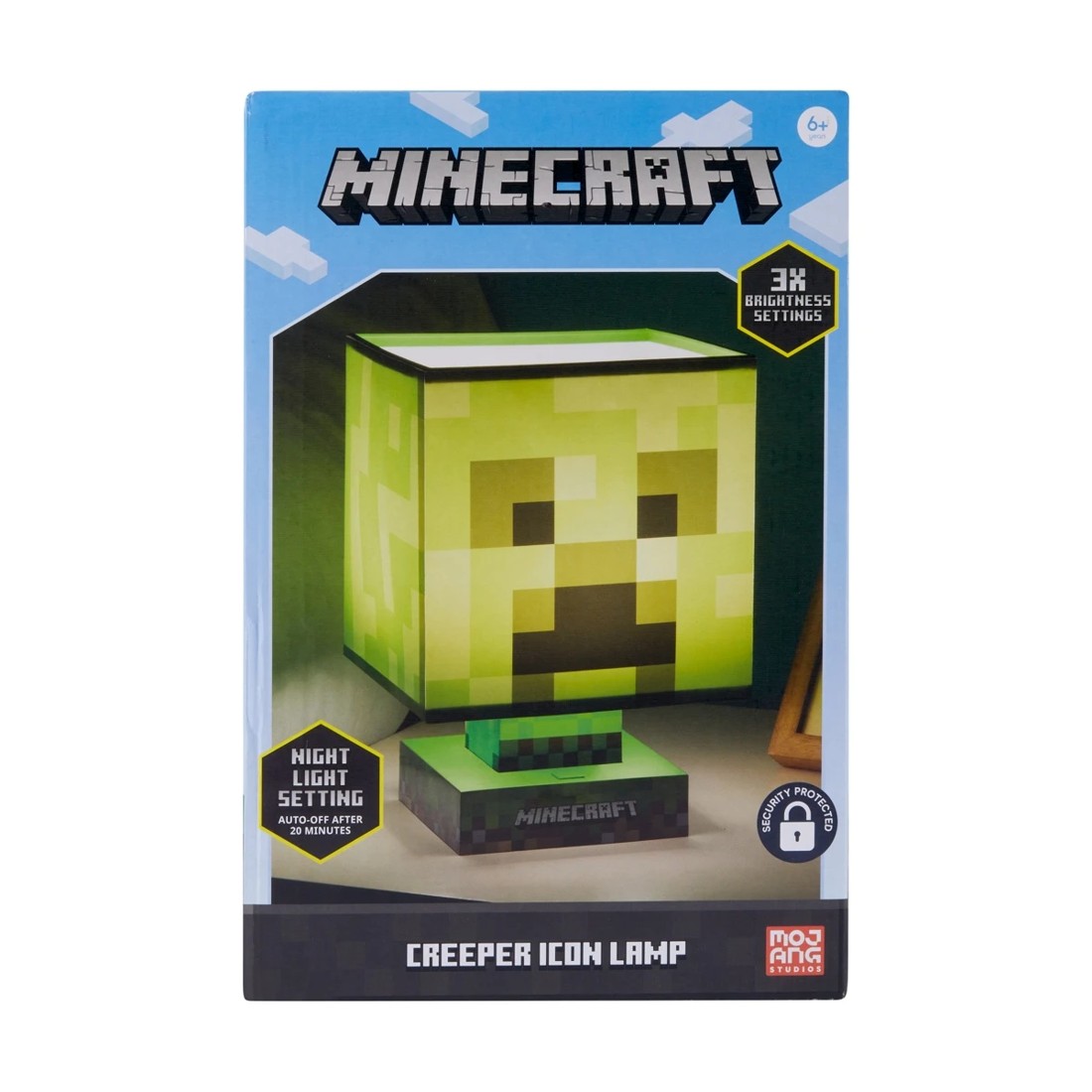 1 Minecraft Creeper Icon Lamp, 1 of 9