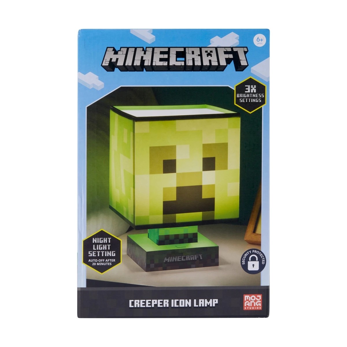 1 Minecraft Creeper Icon Lamp, 1 of 9