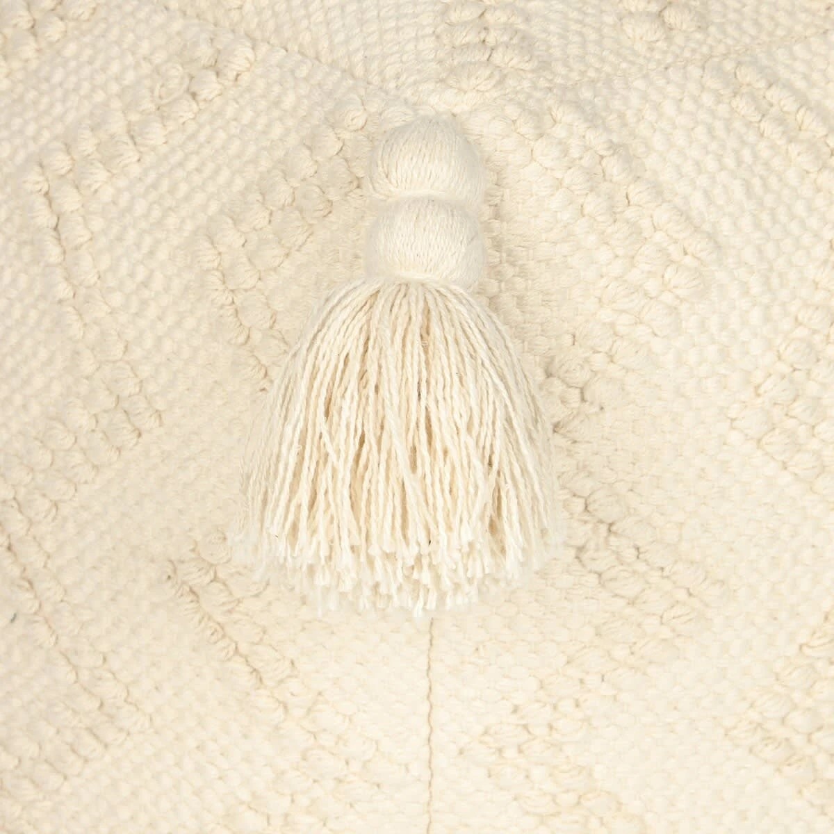 7 Faye Tassel Ottoman - Natural, 7 of 7