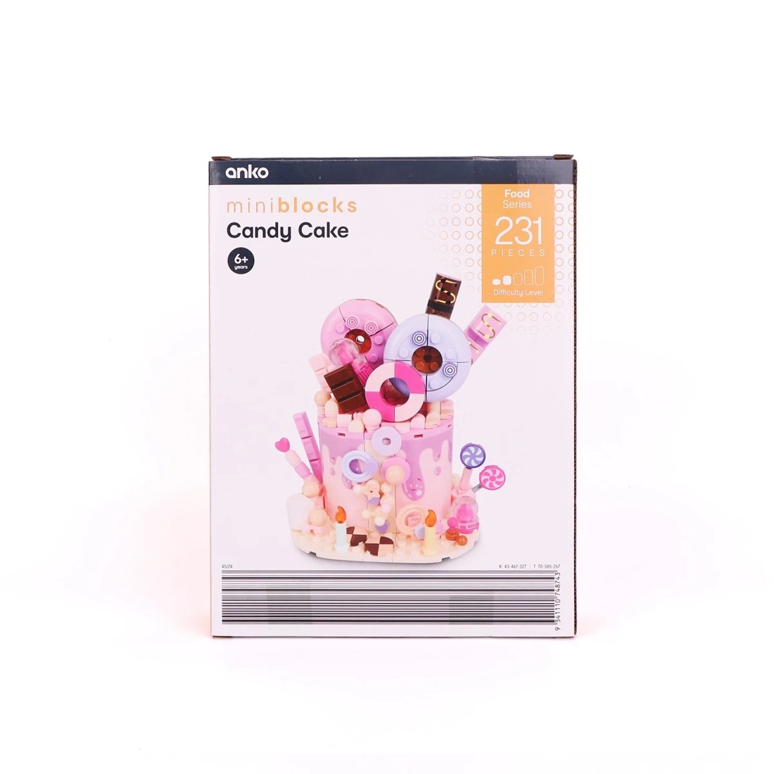 6 231 Piece Mini Blocks Food Series: Candy Cake, 6 of 6