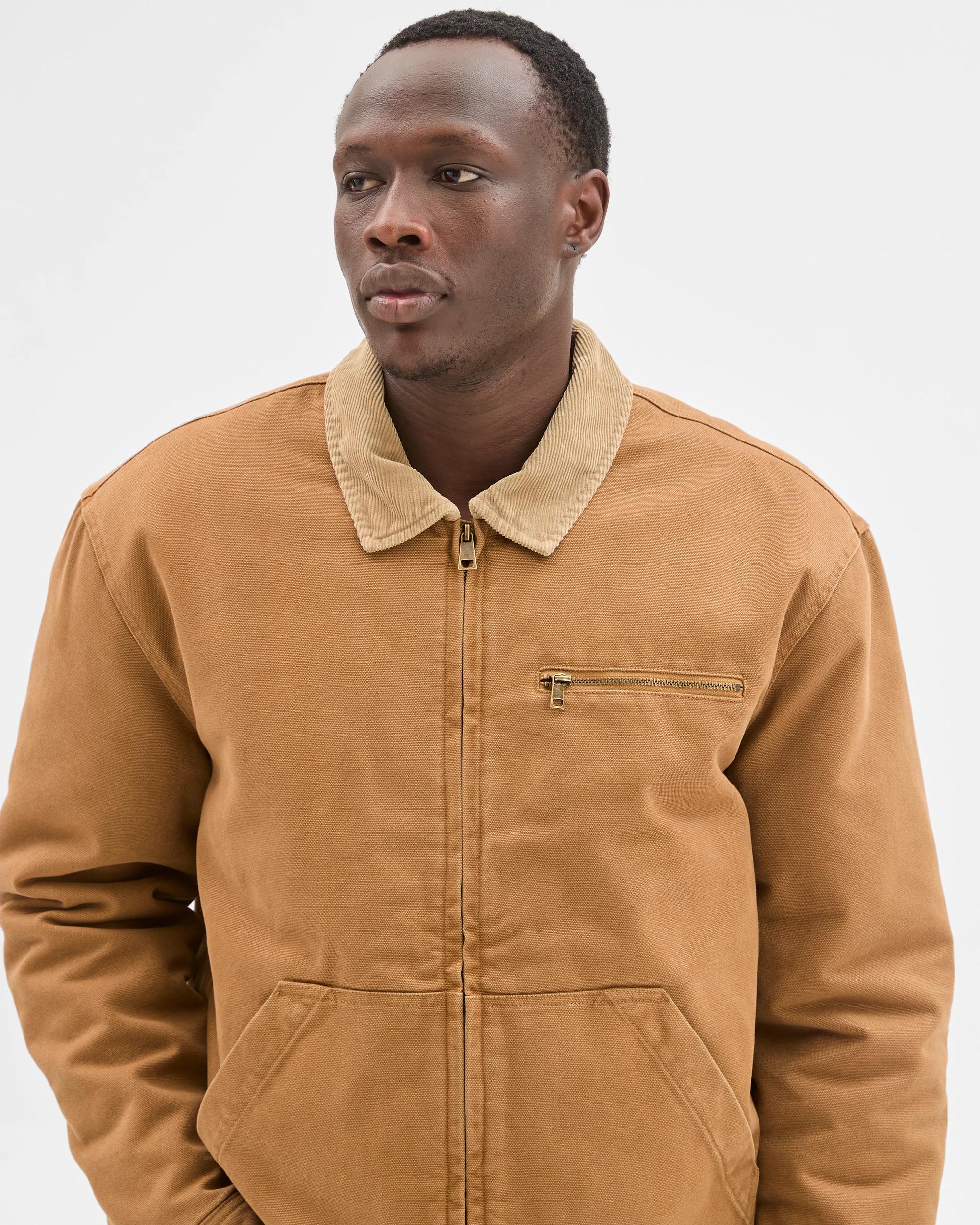 4 Commons Australian Cotton Heavyweight Washed Worker Jacket DUCK CANVAS, 4 of 6