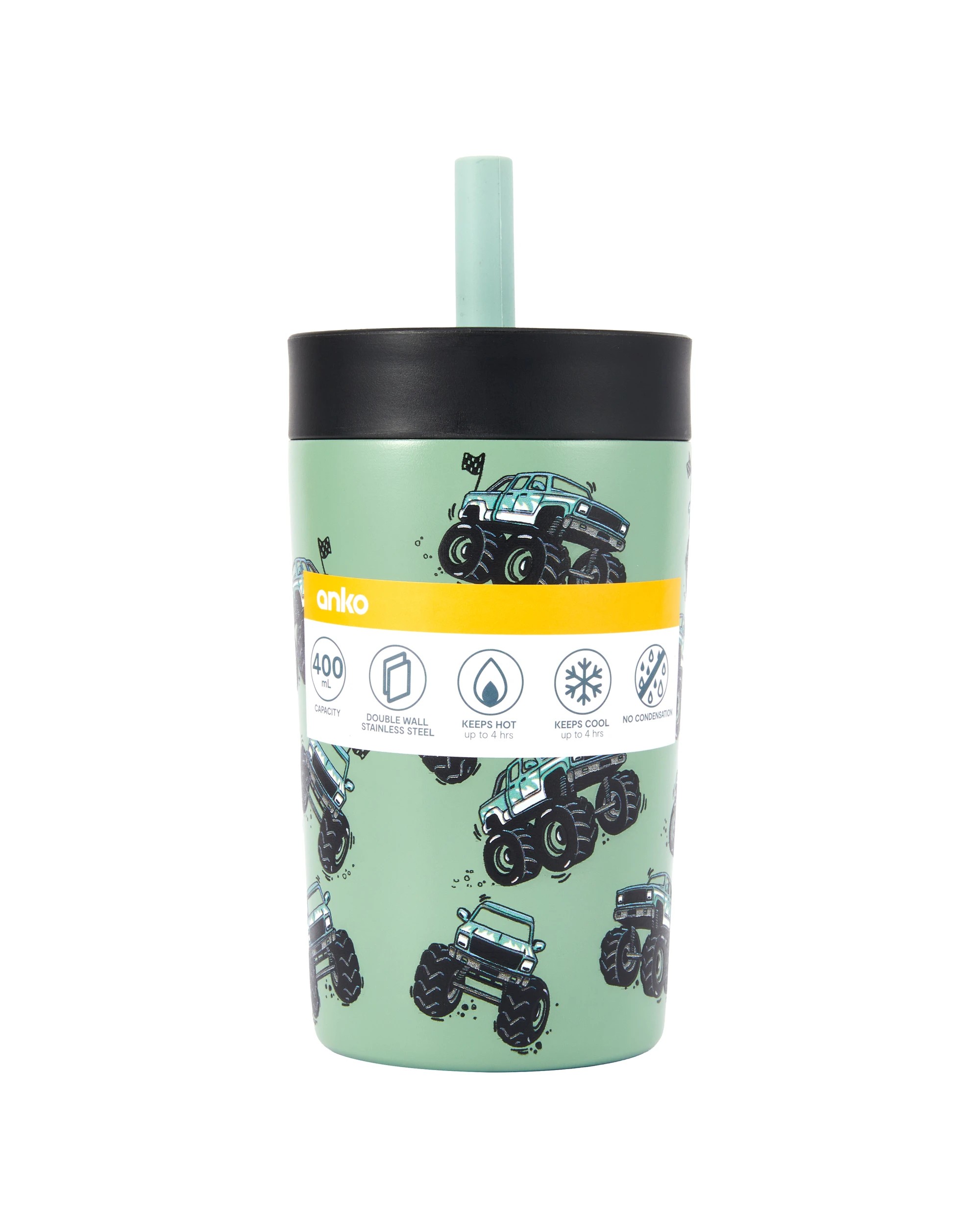 6 400ml Cars Double Wall Sipper Tumbler, 6 of 6