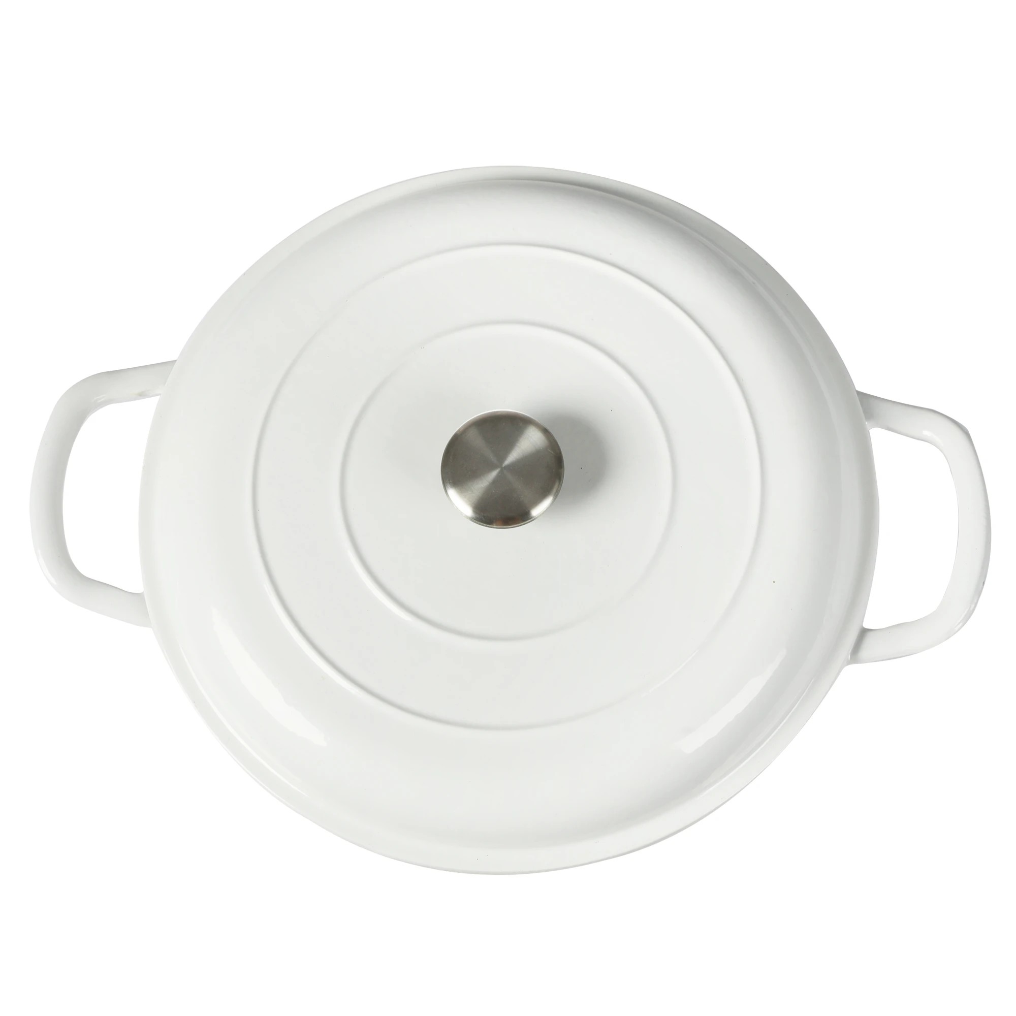 5 Toque Cast Iron Dutch 3.5l White, 5 of 6