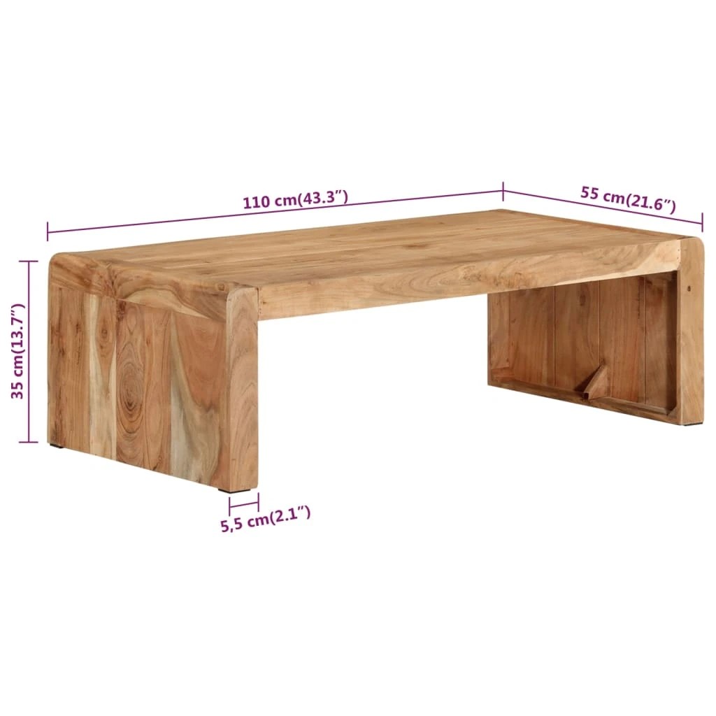 5 Vidaxl Coffee Table, Coffee Tables - Brown, 5 of 8