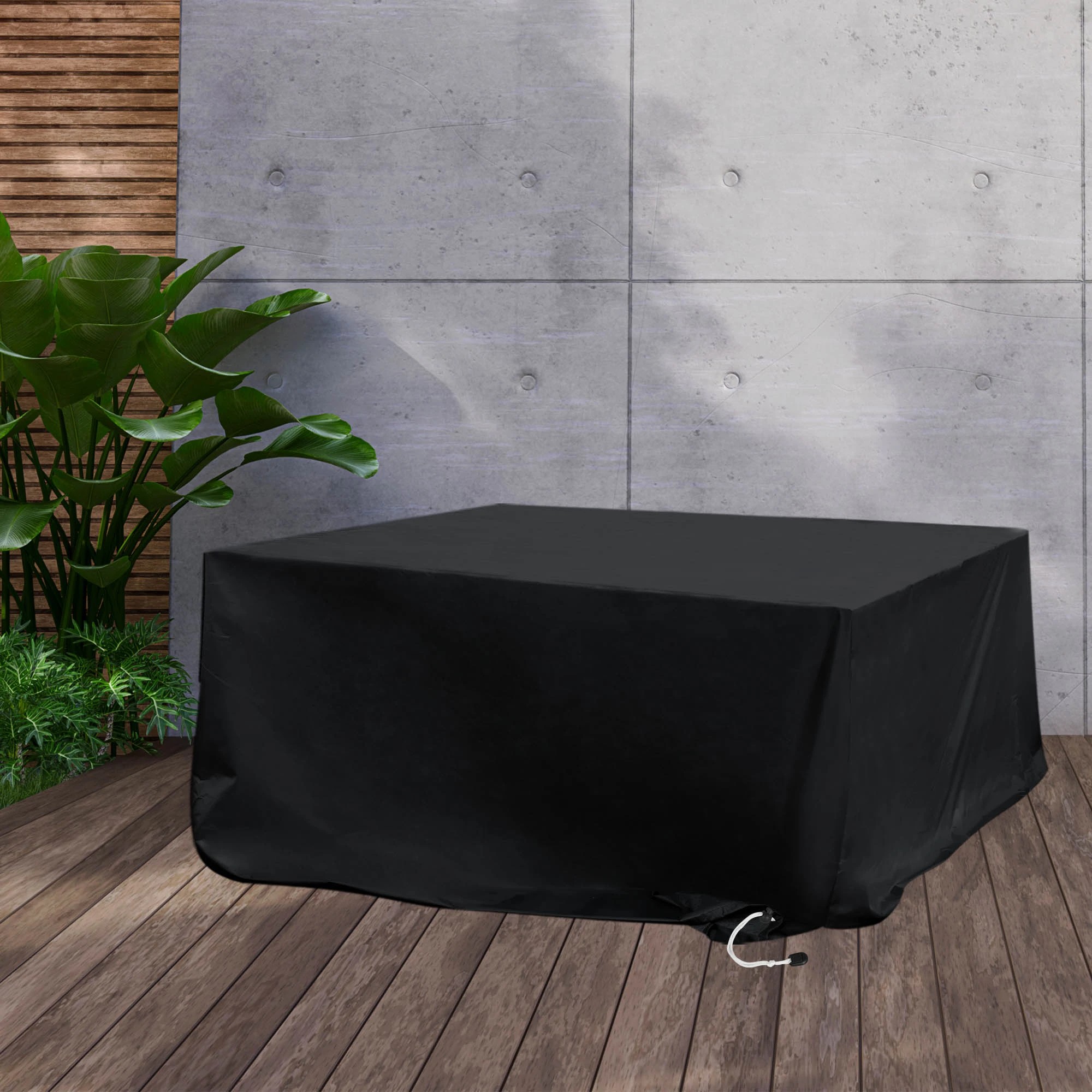 7 Marlow 170x94x70cm Outdoor Funiture Cover - Black, 7 of 7