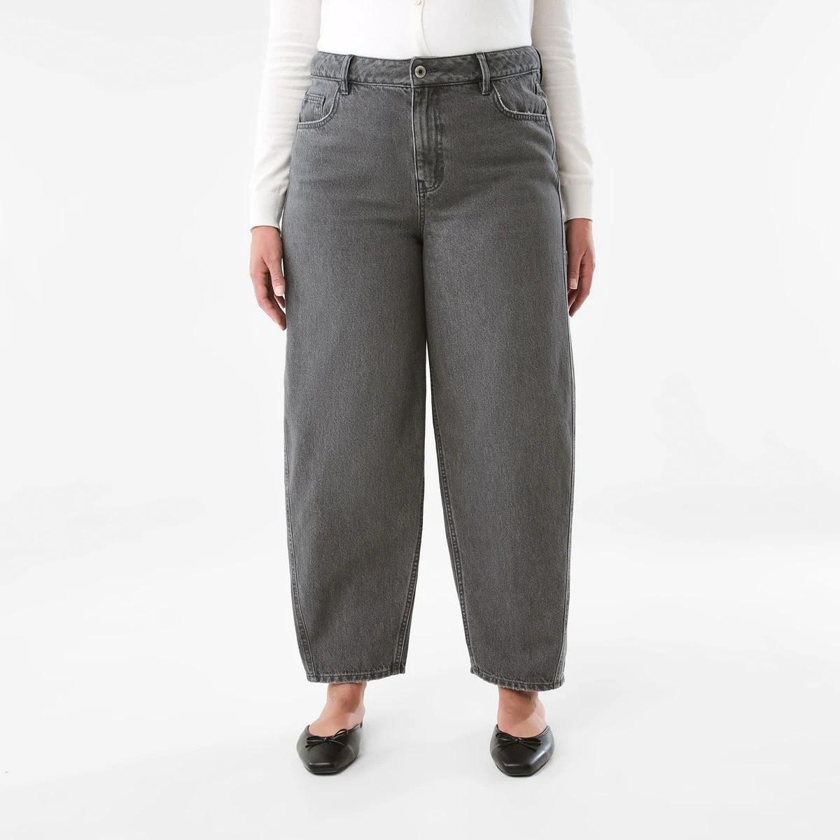 2 Barrel Leg Jeans Grey Wash, 2 of 7