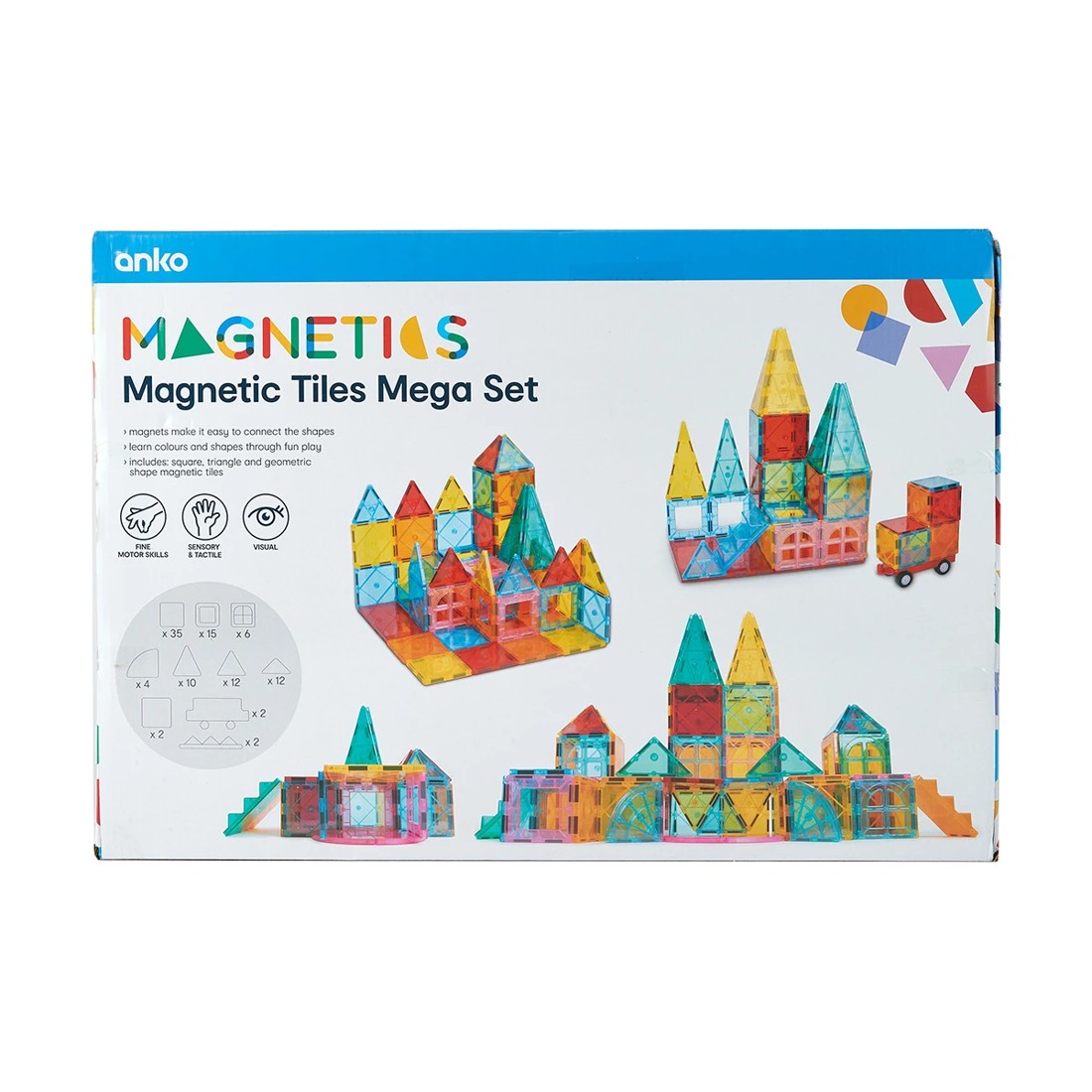 10 100 Piece Magnetic Castle Tiles Mega Set, 10 of 10