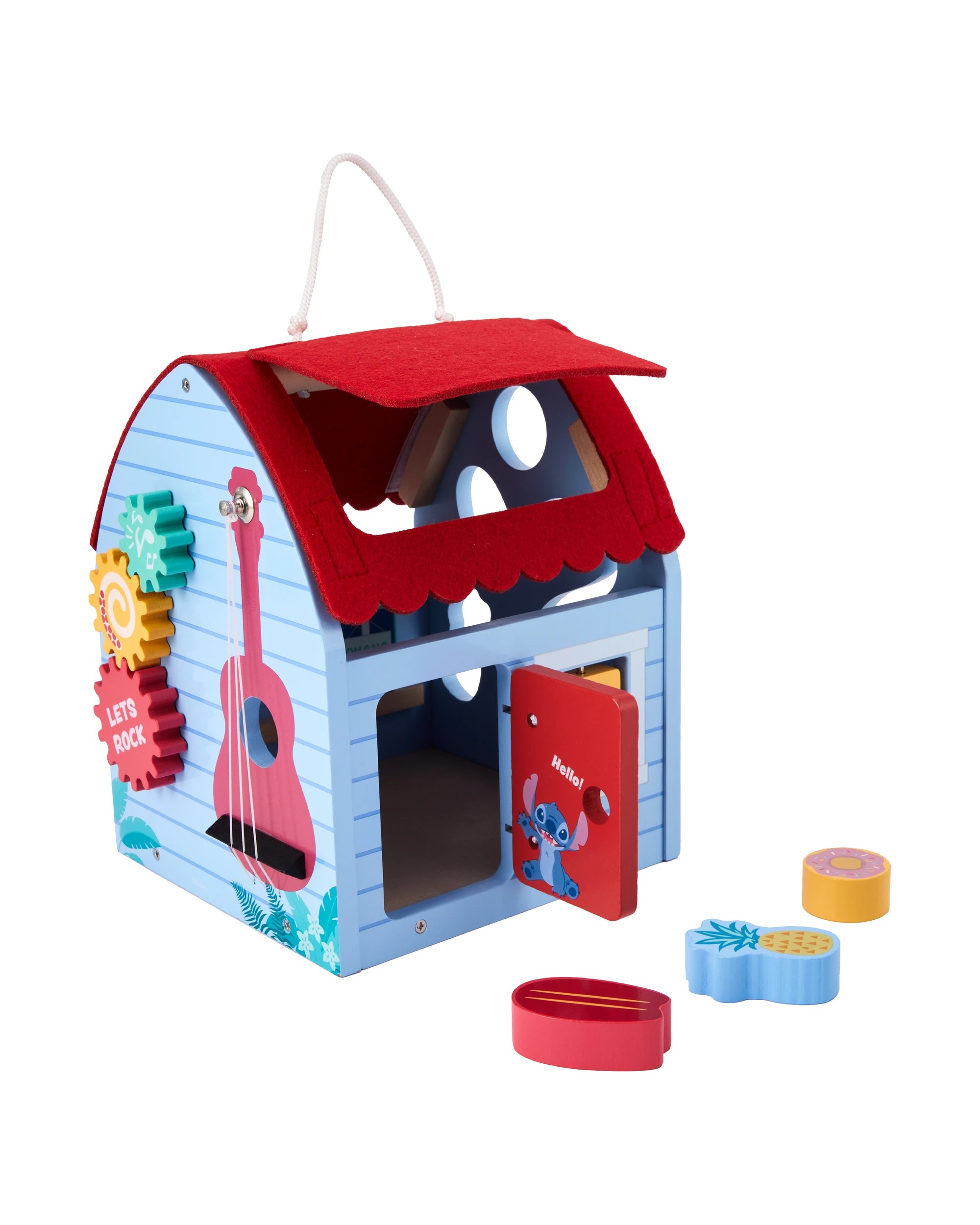 2 Disney Wooden Toys Stitch Activity House Playset, 2 of 7