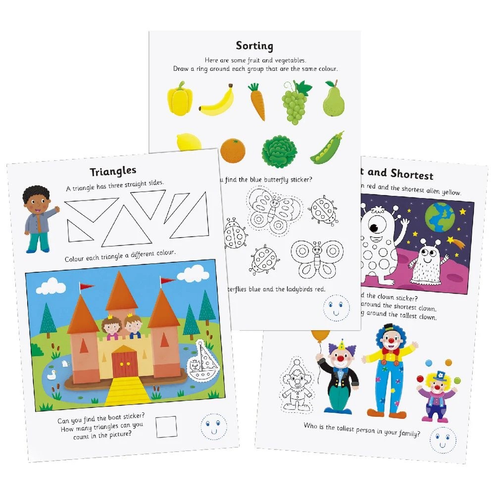 2 Galt Colour, Shape and Size Activity Book, 2 of 2