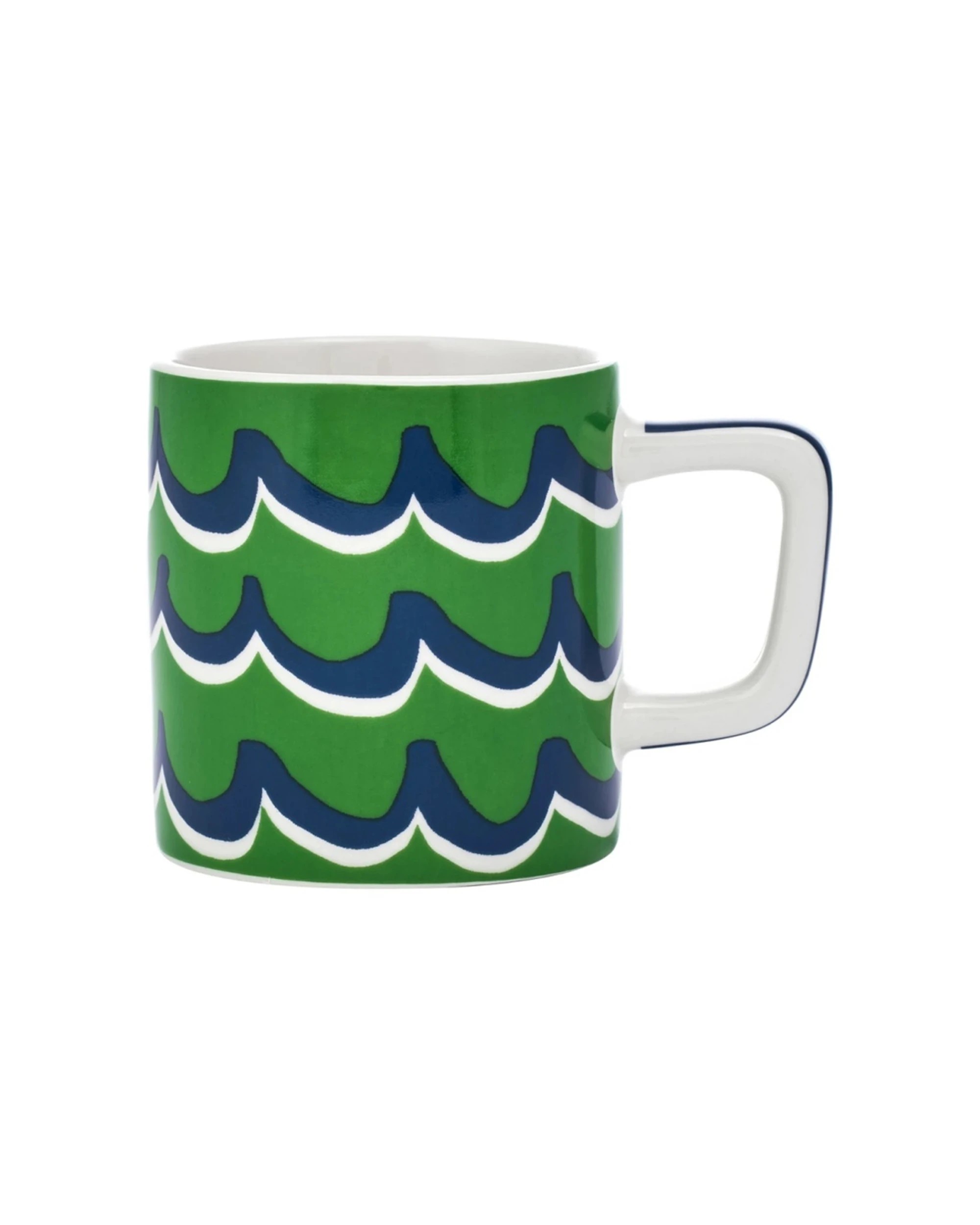 2 La Cafetière 4pk Ceramic Espresso Drinking Mug Cup Set 120ml Cyan Tides - Green, 2 of 8