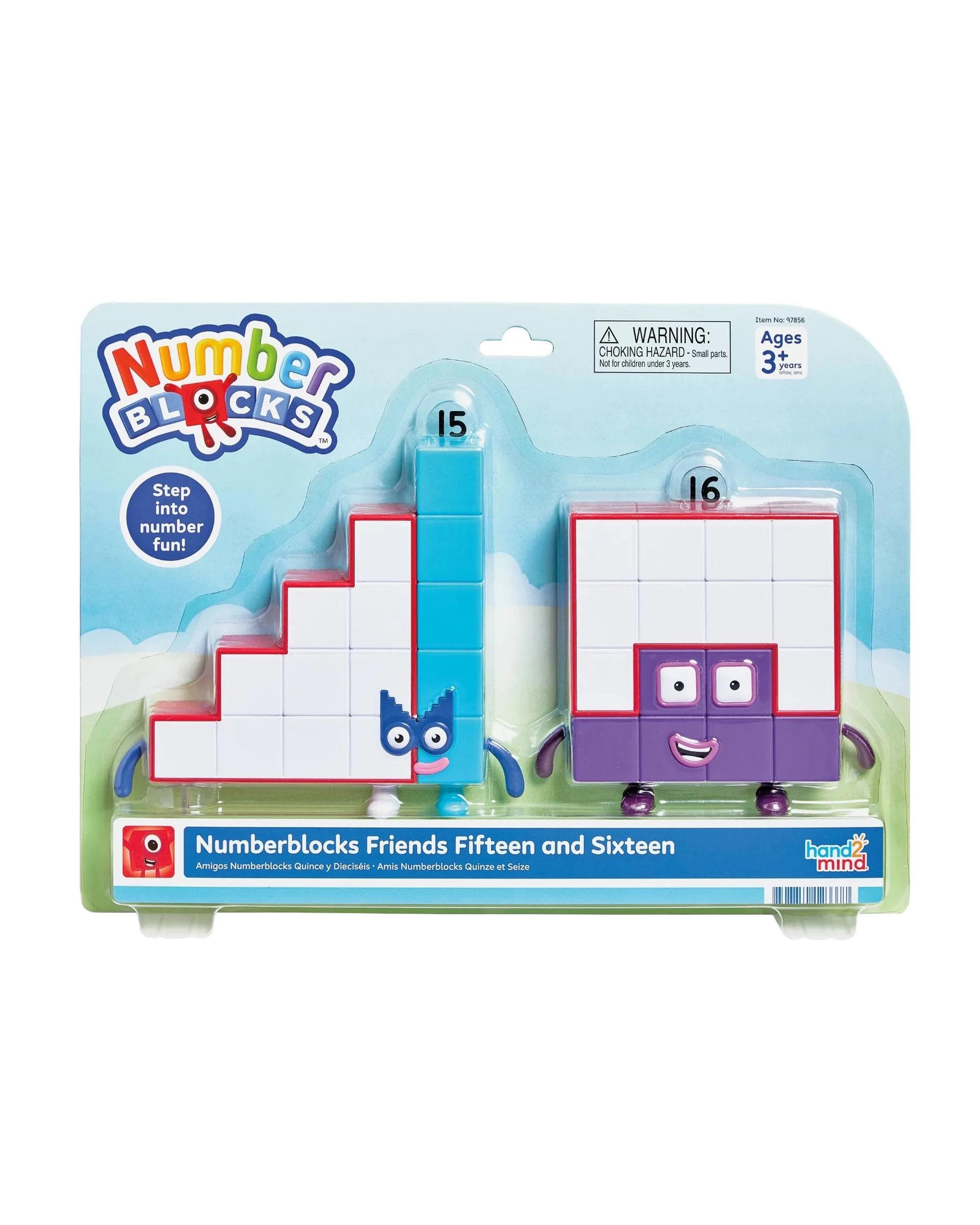 1 Hand2Mind Numberblocks Friends Fifteen and Sixteen Figure Pack, 1 of 7