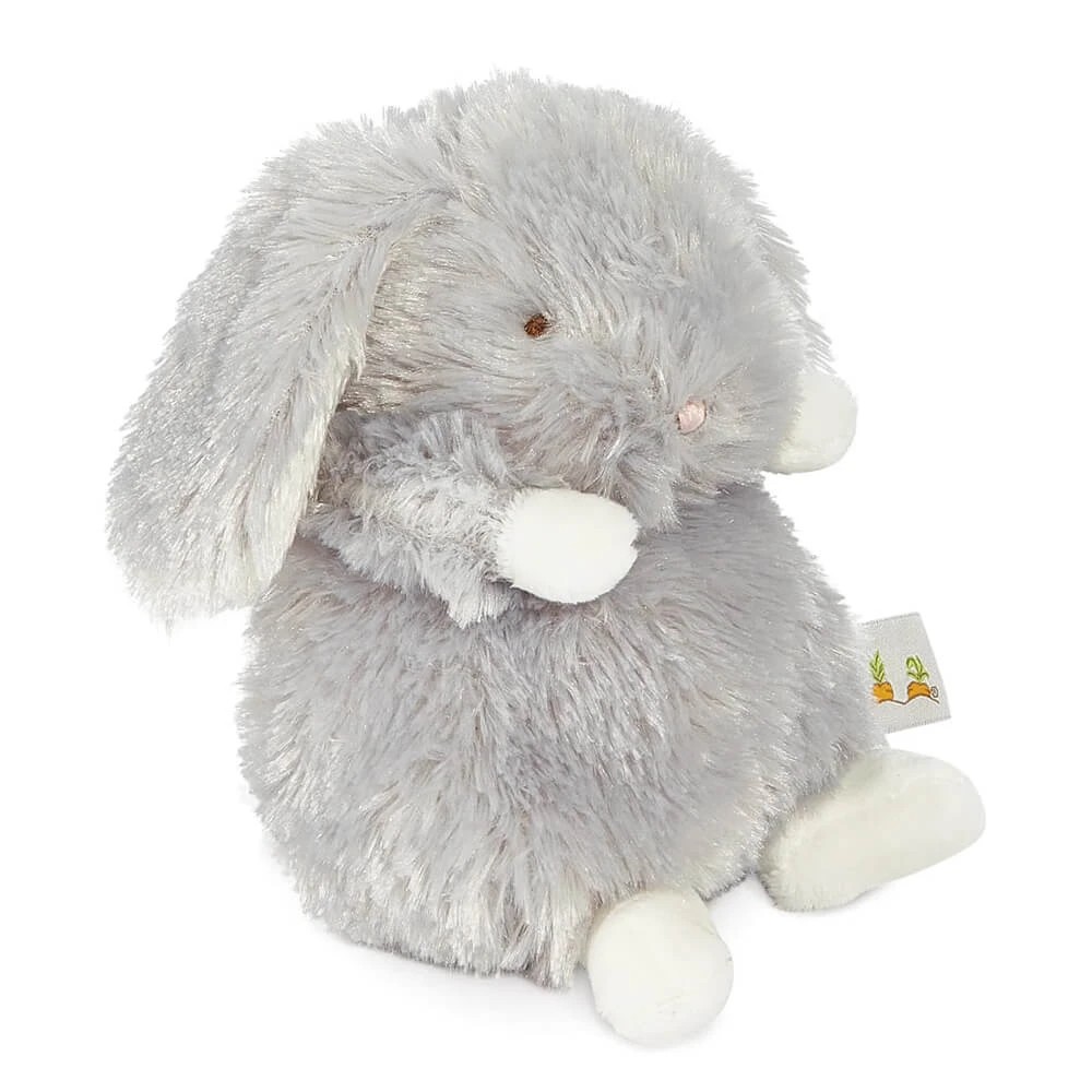 3 Bunnies by the Bay - Wee Grady Bunny 15cm Soft Toy - Birth+ - Grey, 3 of 7