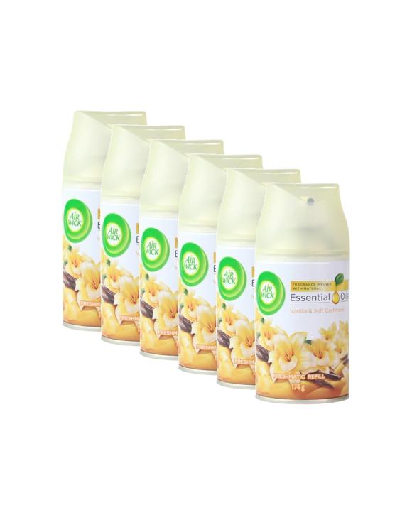 Air Wick 6PK Freshmatic Spray Refill Room Freshener Vanilla Soft Cashmere - Assorted