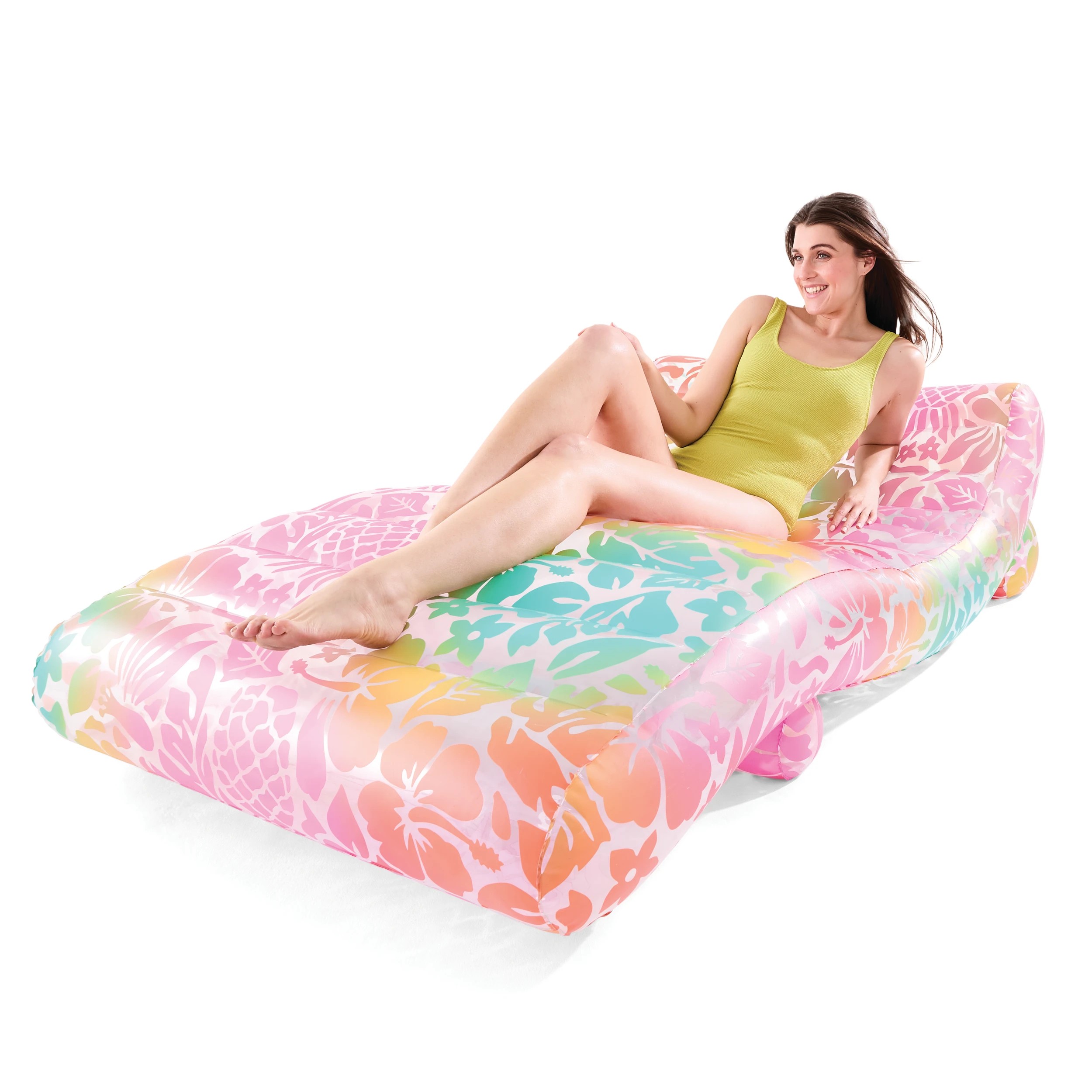 1 Inflatable Tropical Lounger, 1 of 10