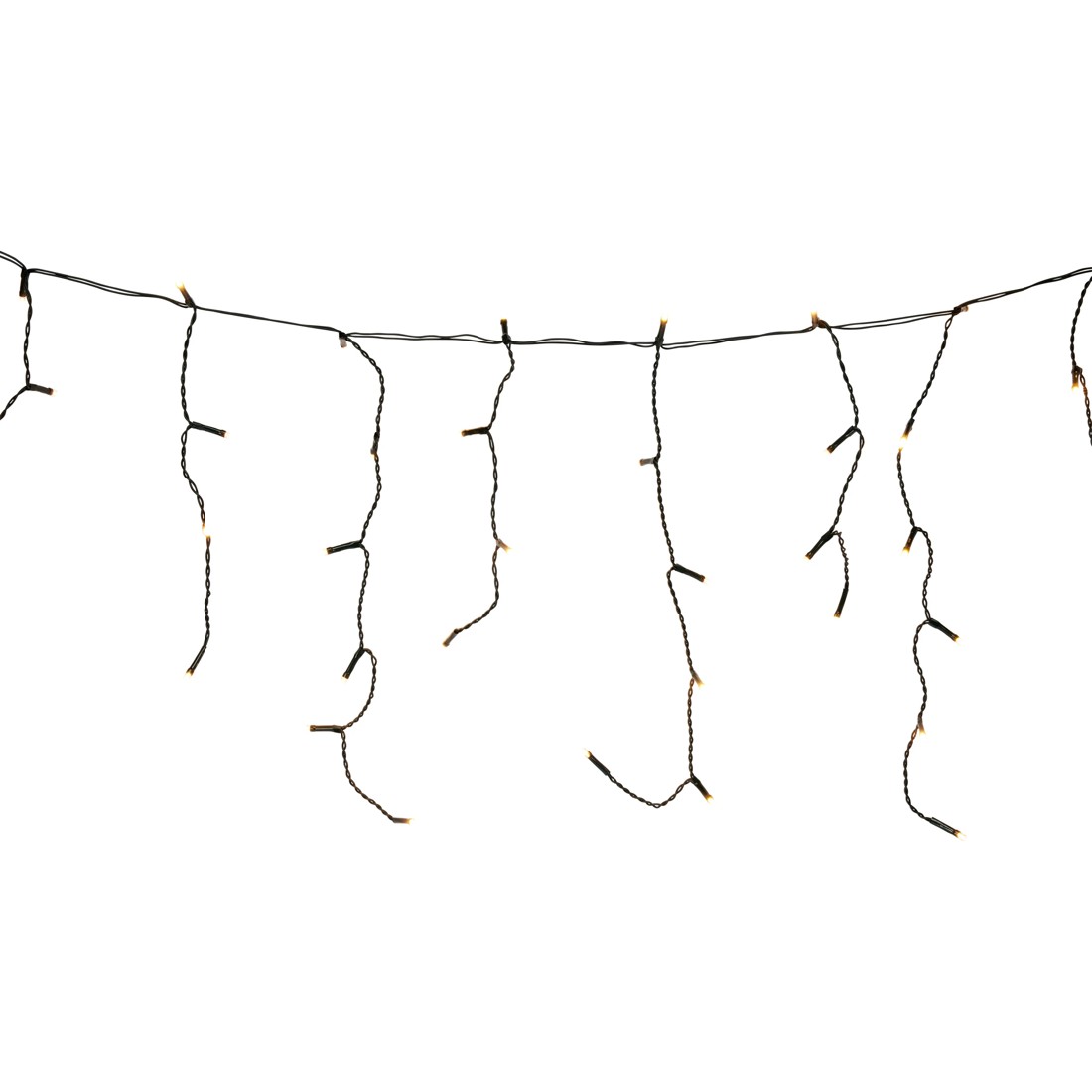 2 Low Voltage 250 LED Multifunction Warm White Icicle String Lights, 2 of 8