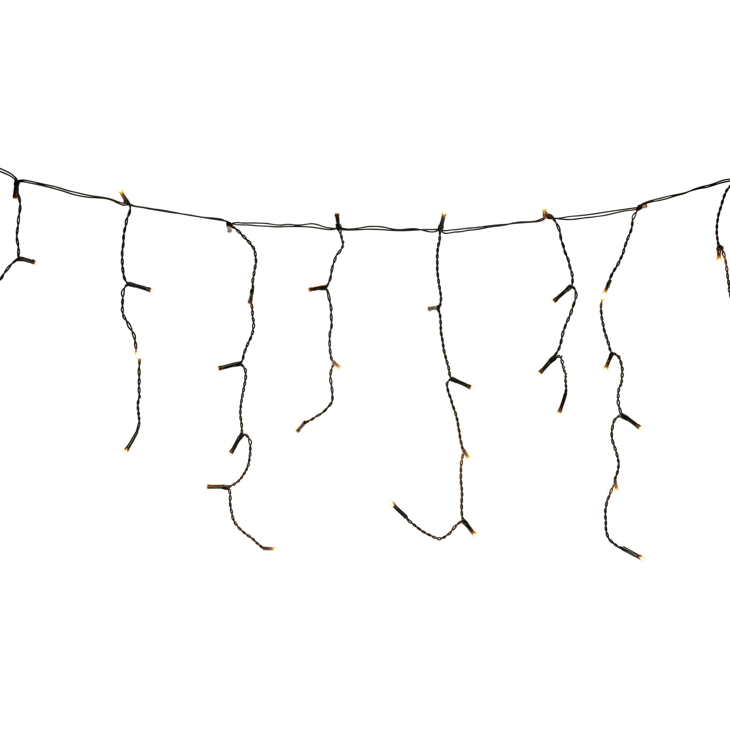 2 Low Voltage 250 LED Multifunction Warm White Icicle String Lights, 2 of 8